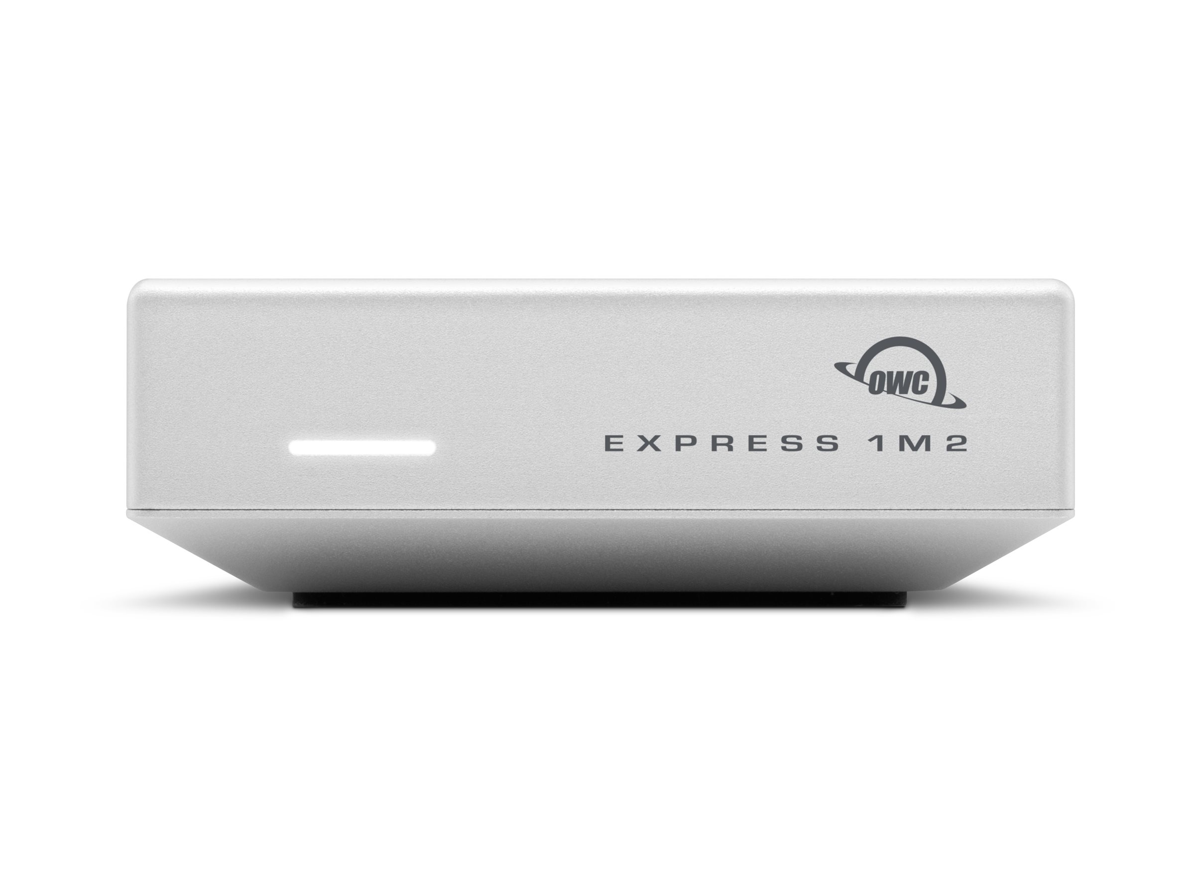 OWC Express 1M2 Speichergehäuse für M.2 2280, M.2 2242, Silber, USB-4
