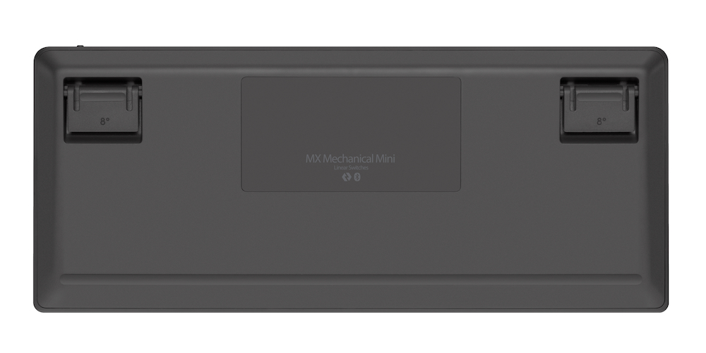 Logitech MX Mechanical Mini, Grafit, Bluetooth, Kabellos via USB-Empfänger, Deutsch
