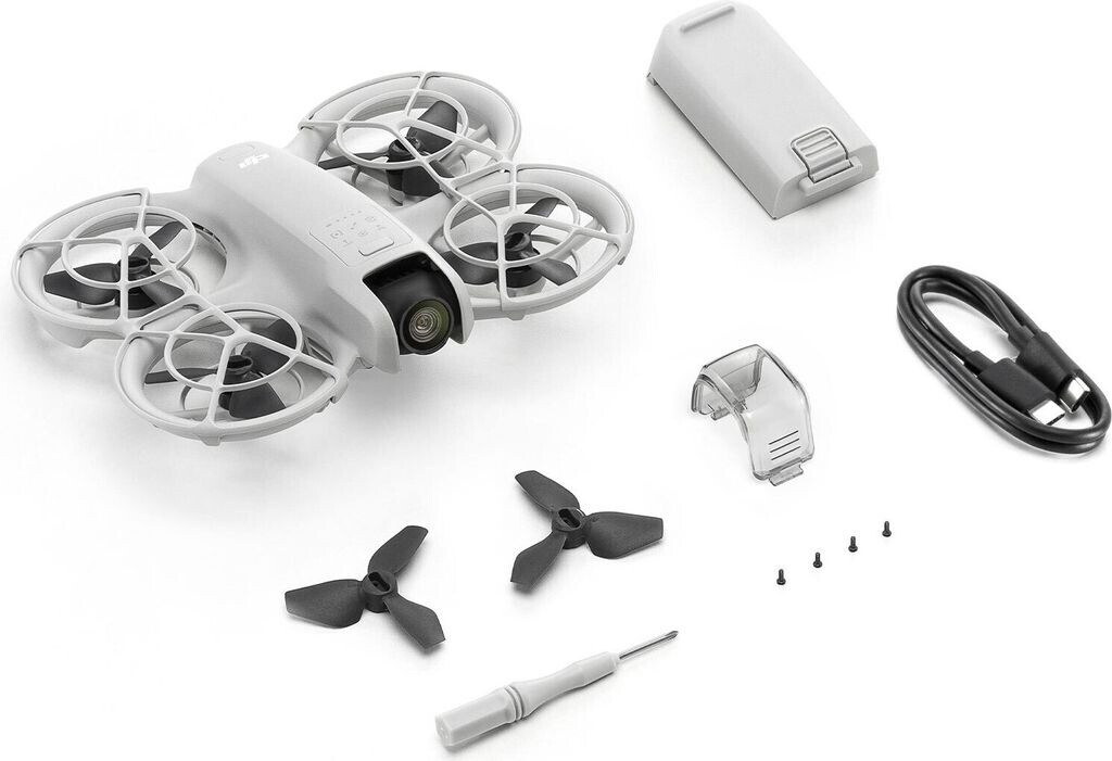 DJI Neo Drohne, 4 Rotoren (Quadrokopter), Weiß/Schwarz, Weiß/Schwarz, Drohne