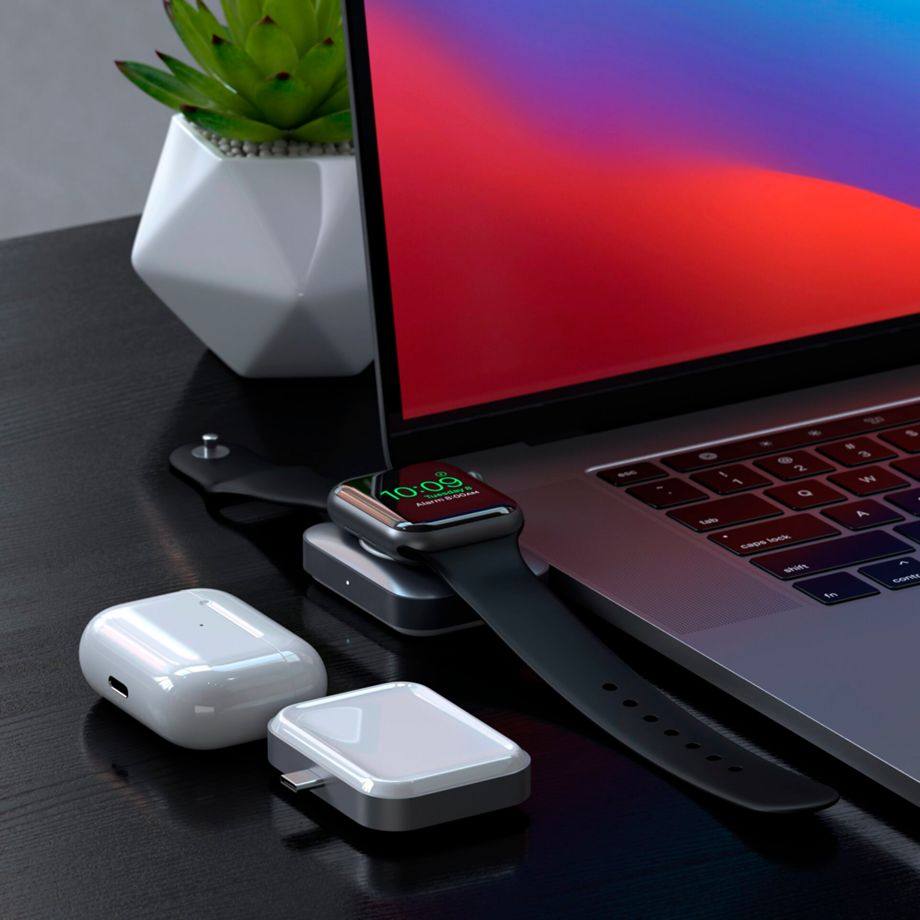 Satechi USB-C Charging Dock für Apple Watch & AirPods (2 in 1)