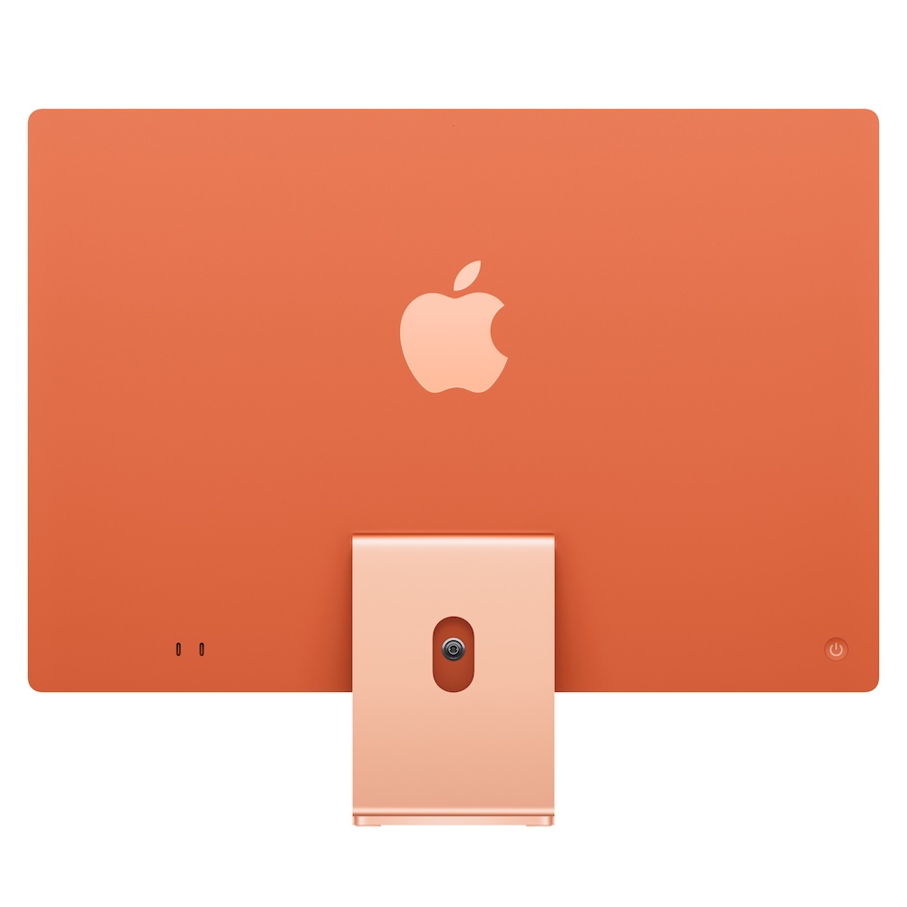 iMac 24", Orange, M6 (10-CPU/10-GPU), 16GB, 512GB, Touch ID, Ziffernblock, Englisch International, 2,5 Gigabit Ethernet, Magic Maus