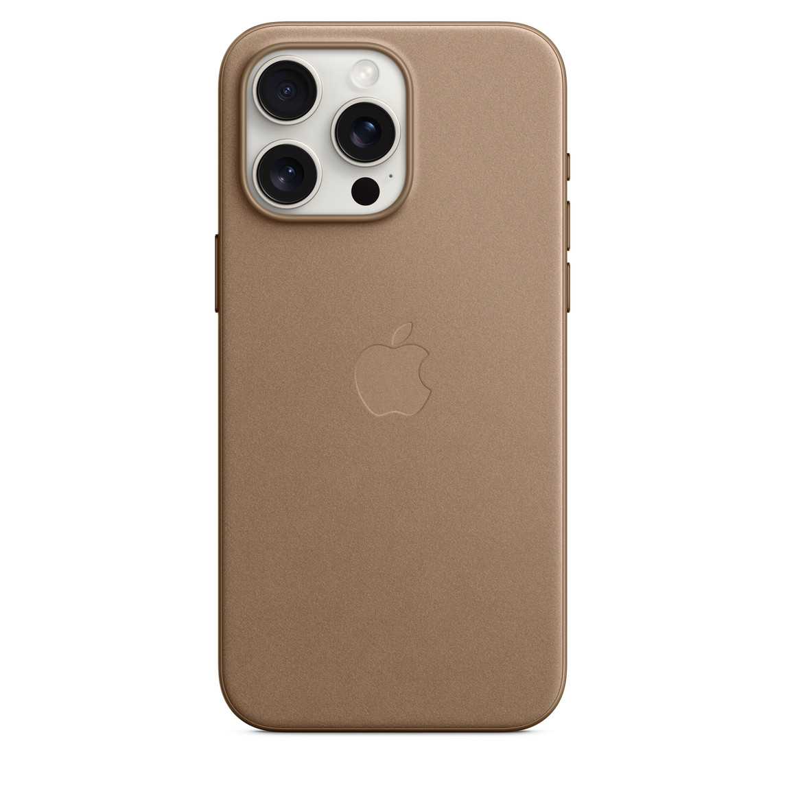Apple iPhone 15 Pro Max Feingewebe Case mit MagSafe, Taupe, Zustand: wie neu