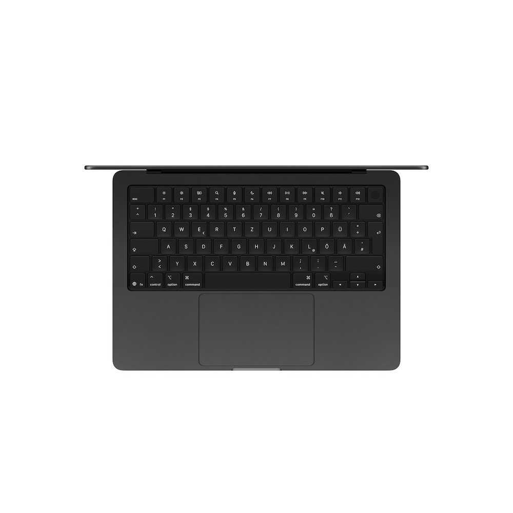 Apple MacBook Pro 14" mit PROLED XDR Displa M5 Max, Space Schwarz, M5 Max (18-CPU/32-GPU), 36GB, 2TB, Standardglas, Deutsch, Kein Netzteil