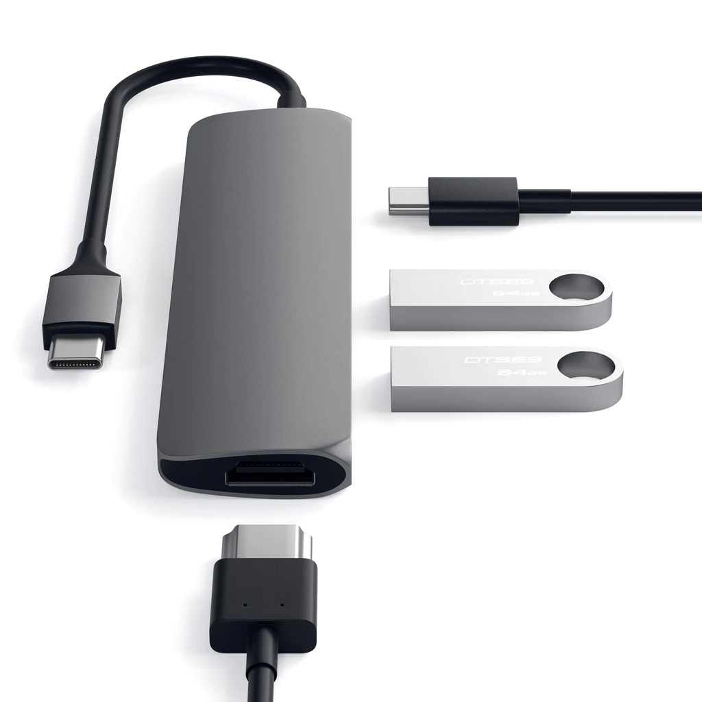 Satechi USB-C Passthrough Hub (4 in 1)
