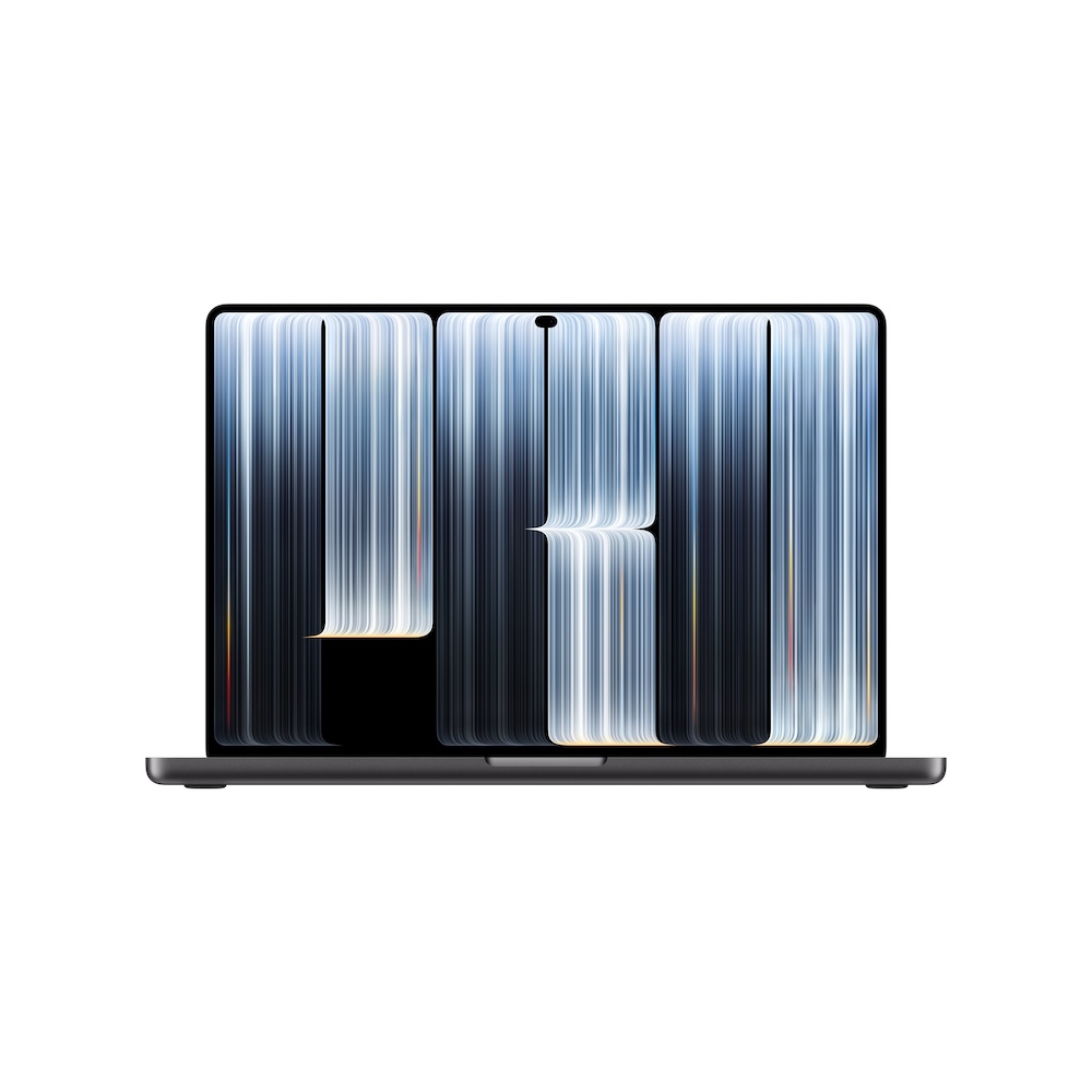 Apple MacBook Pro 16'' mit PROLED XDR Display M5 Max, Space Schwarz, M5 Max (18-CPU/40-GPU), 48GB, 2TB, Standardglas, Deutsch, Kein Netzteil