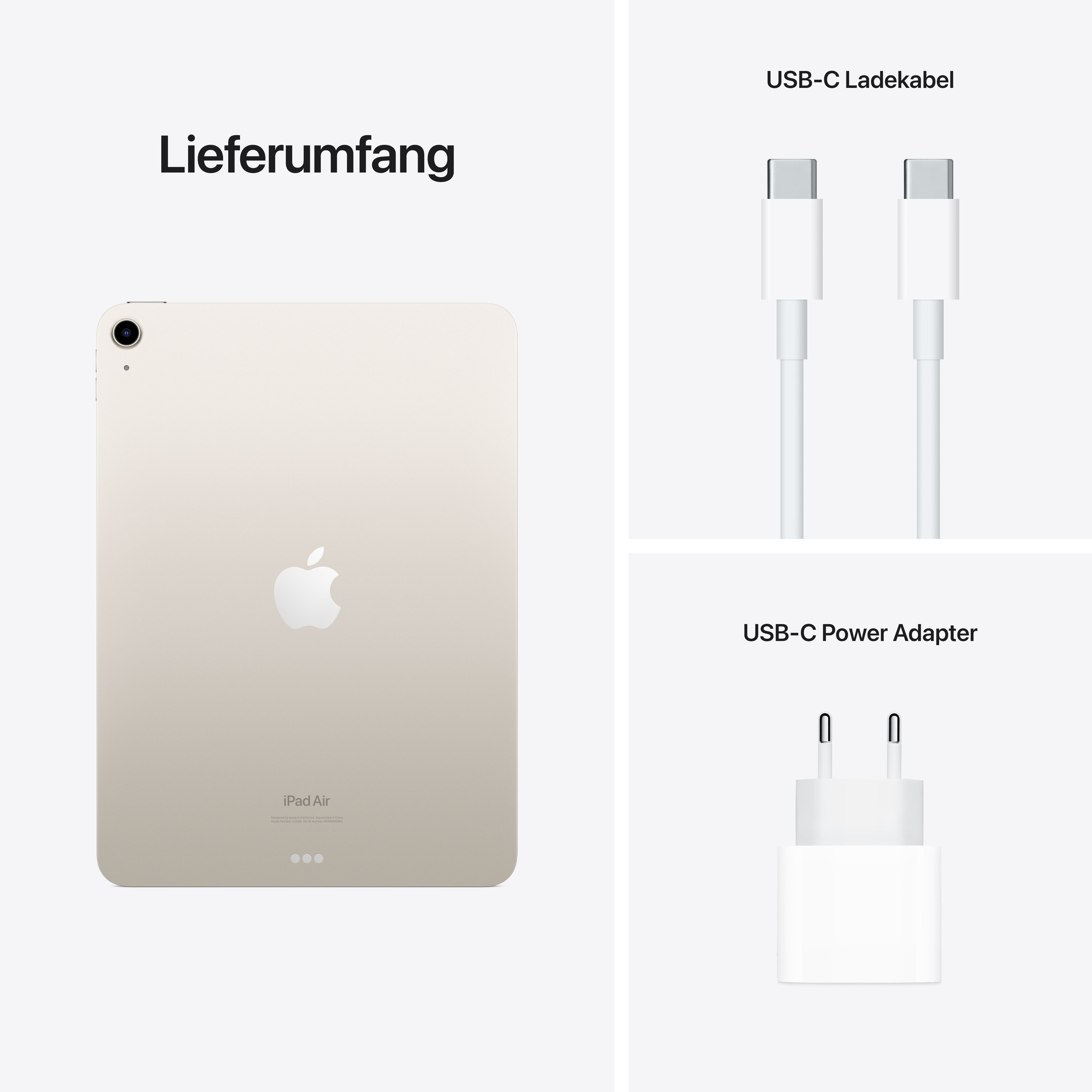Apple iPad Air 10,9" (5. Gen.), Zustand: gut