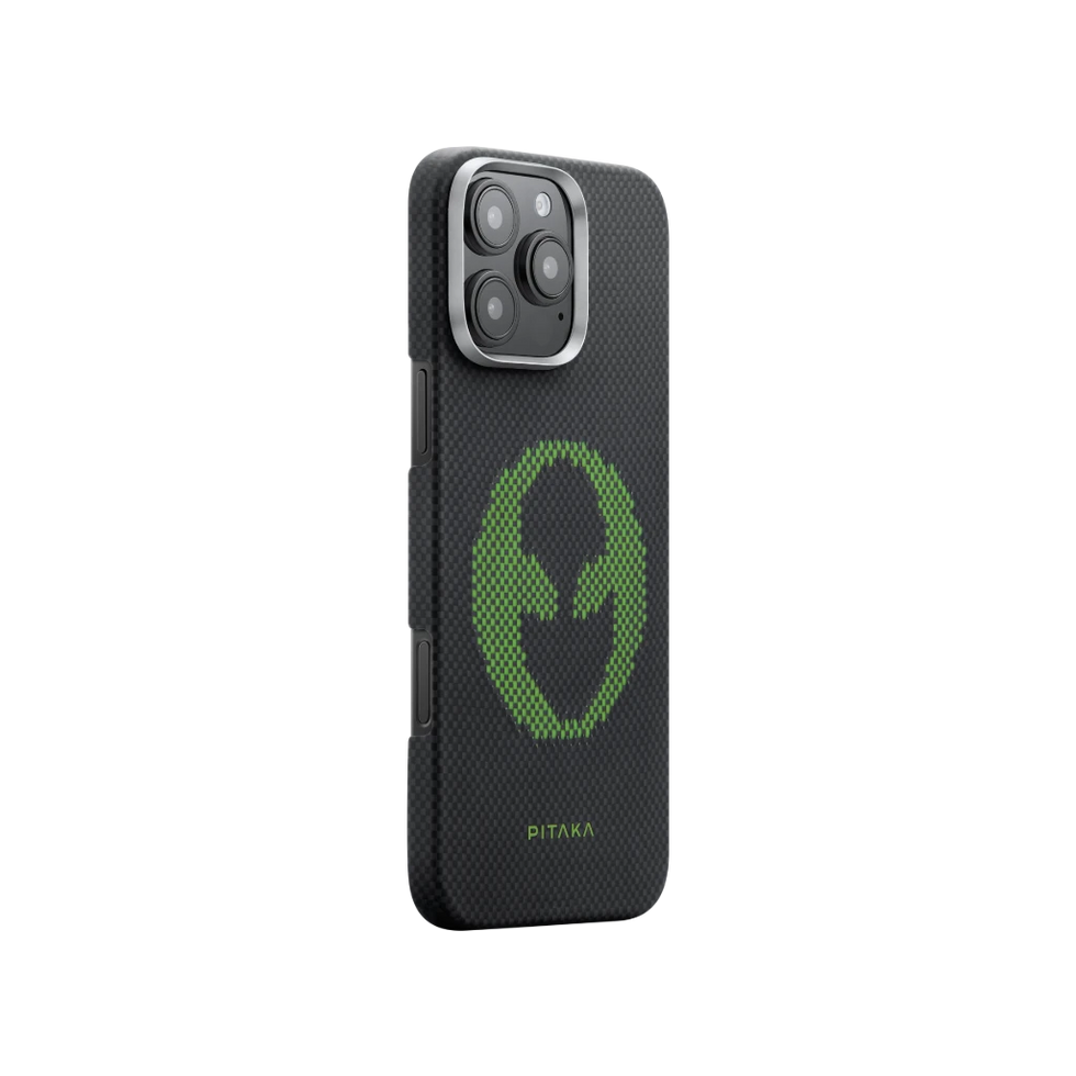Pitaka Aries Tactile Woven Case aus Aramidfaser mit MagSafe für iPhone 16 Pro