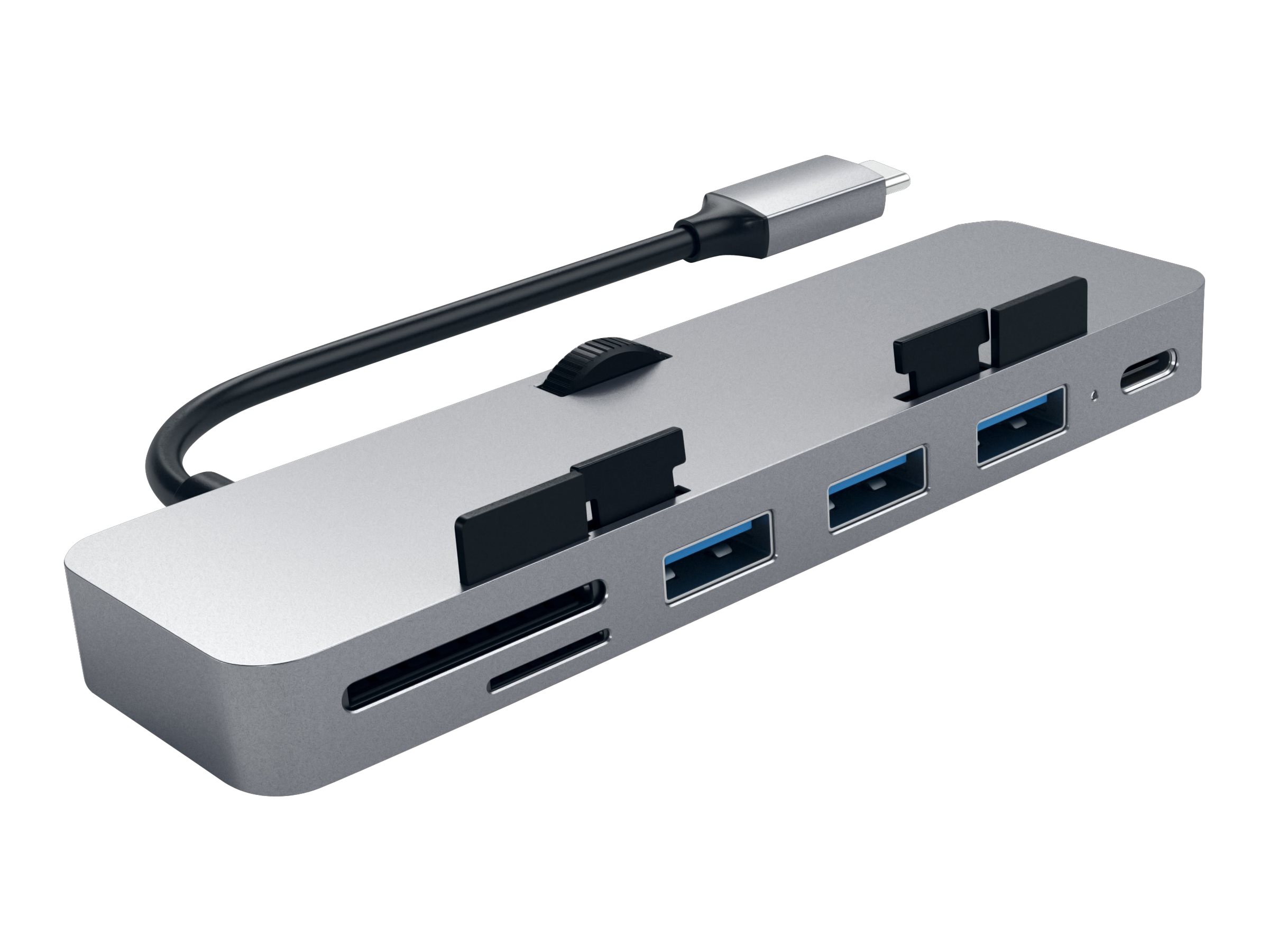 Satechi Aluminum USB-C Clamp Hub Pro für Apple iMac (6 in 1)