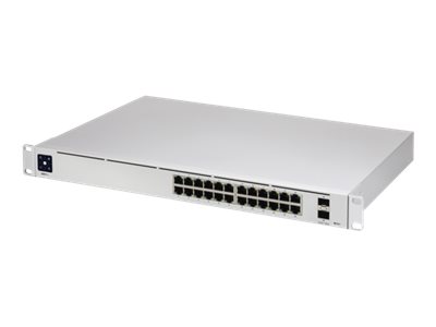 UbiQuiti UniFi Switch USW-Pro-24, Switch, L3, managed, 24 x 10/100/1000, 2 x 10 Gigabit SFP+ (Uplink), Grau