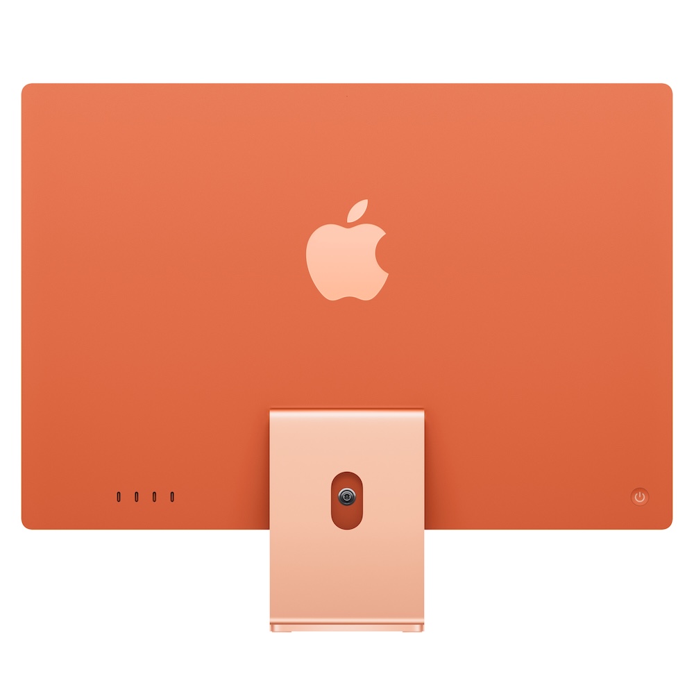 iMac 24", Orange, M6 (10-CPU/10-GPU), 16GB, 512GB, Touch ID, Ziffernblock, Englisch International, 2,5 Gigabit Ethernet, Magic Maus