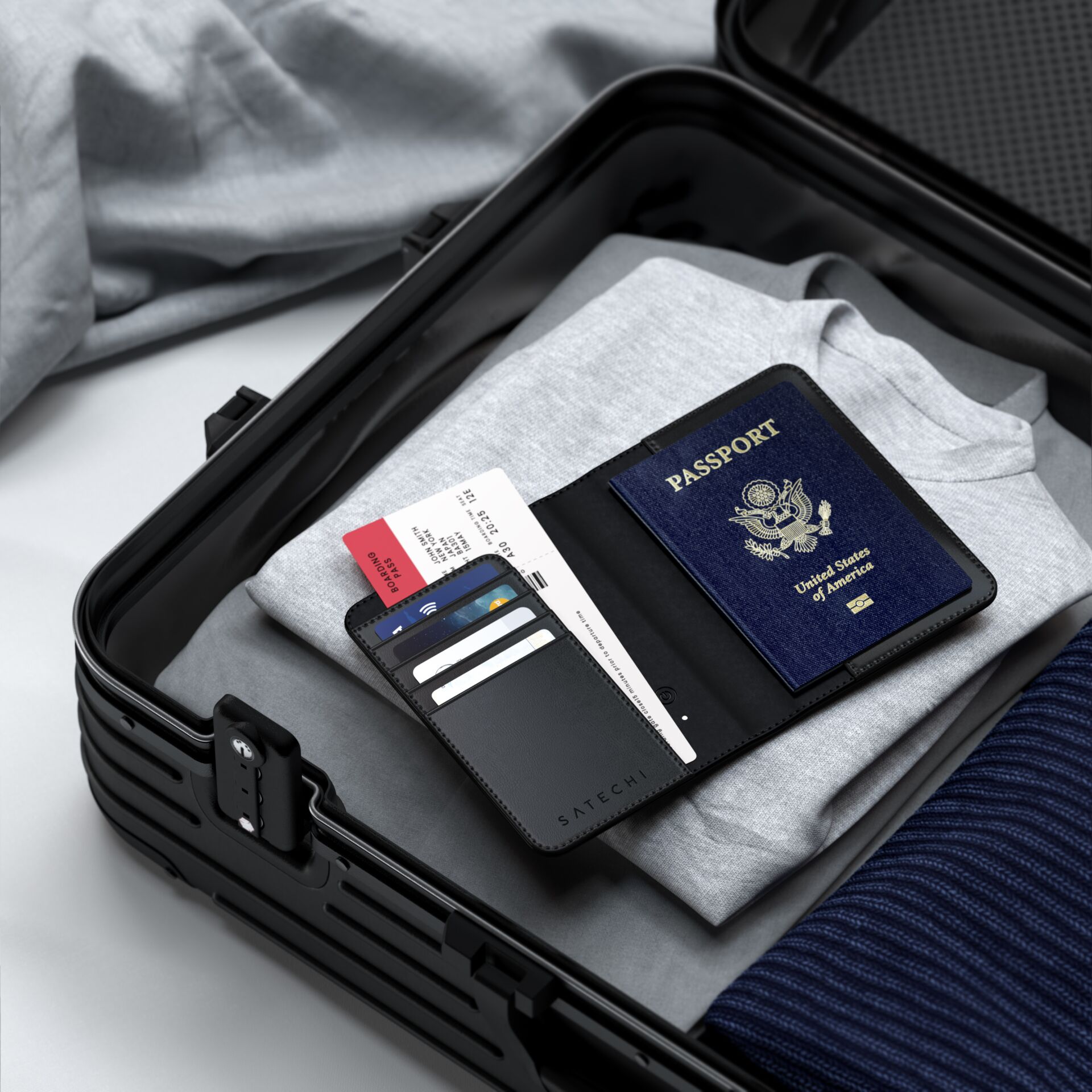 Satechi FindAll Reise-Brieftasche mit Bluetooth Tracker