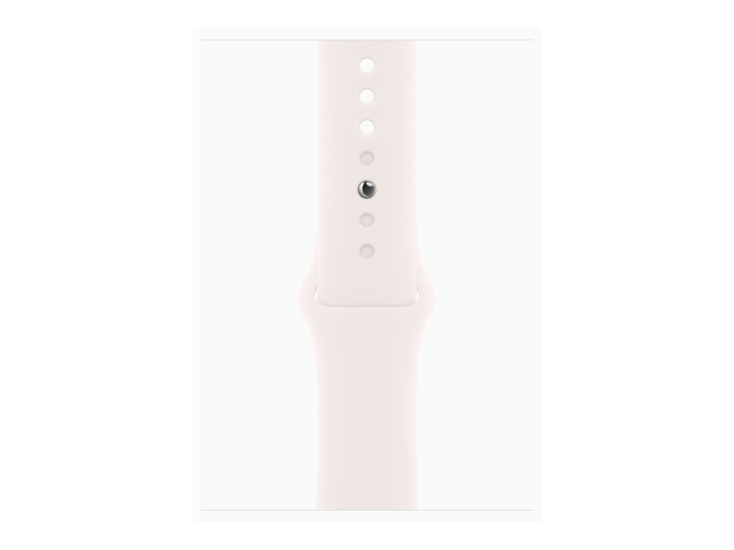 Apple Watch Series 11, GPS + Cellular, 46mm Titangehäuse Gold, Sportarmband Blassrosa, S/M (130-180 mm Umfang)