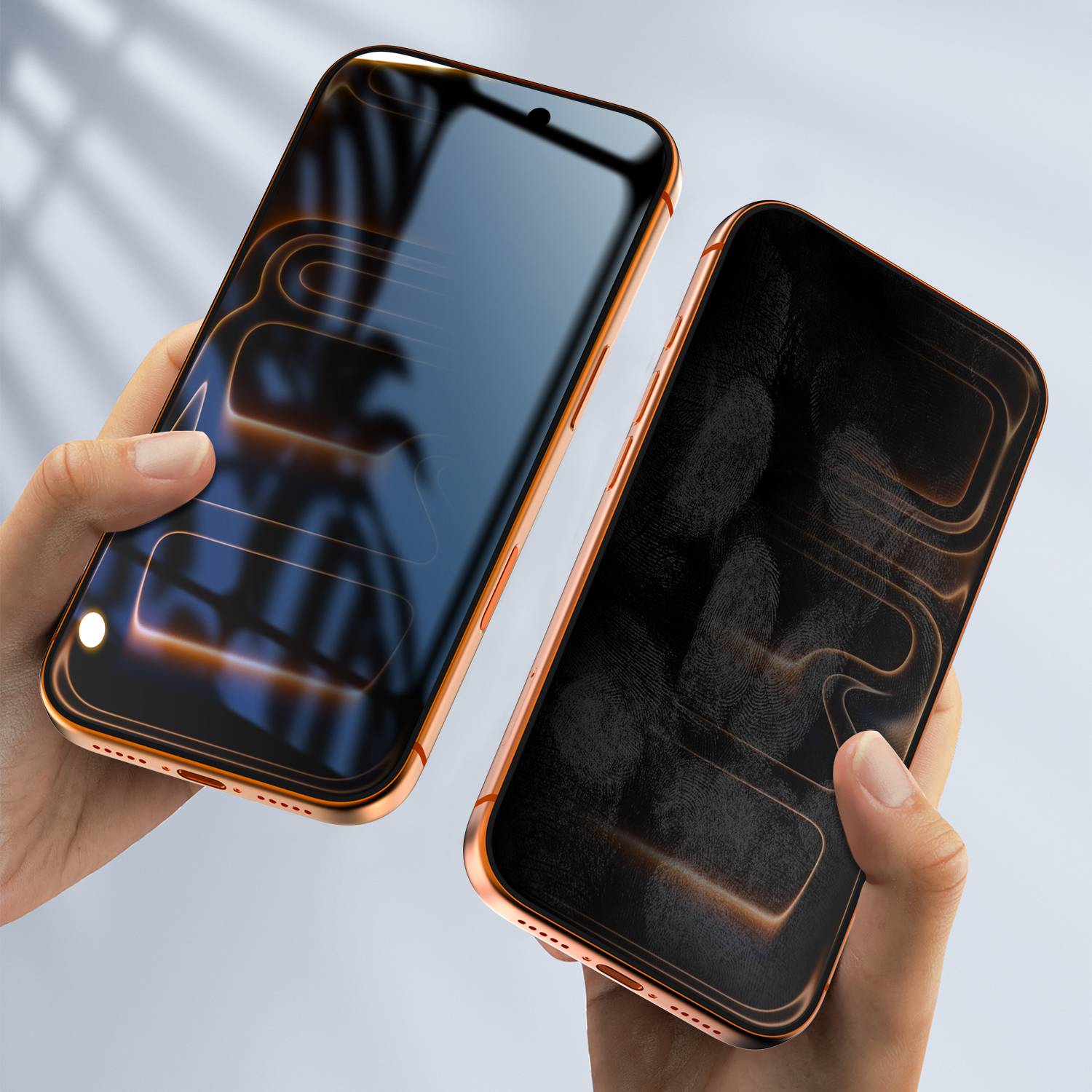 Guan Displayschutzglas Privacy für iPhone 17 Pro Max