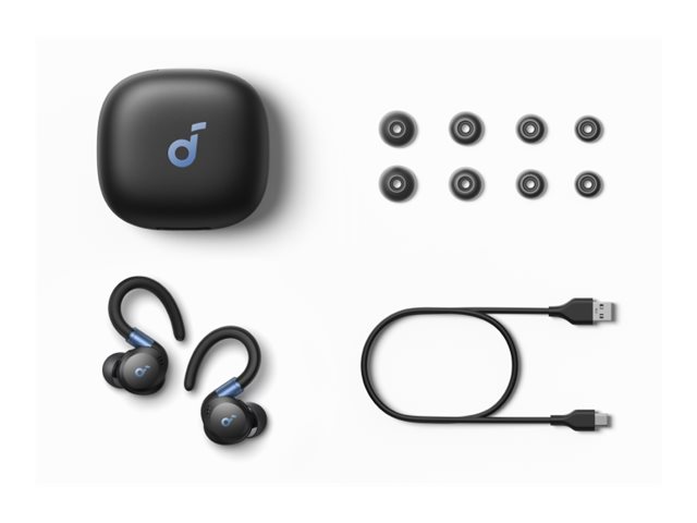 Anker Soundcore Sport X20 Kopfhörer, Schwarz, In-Ear, Kabellos