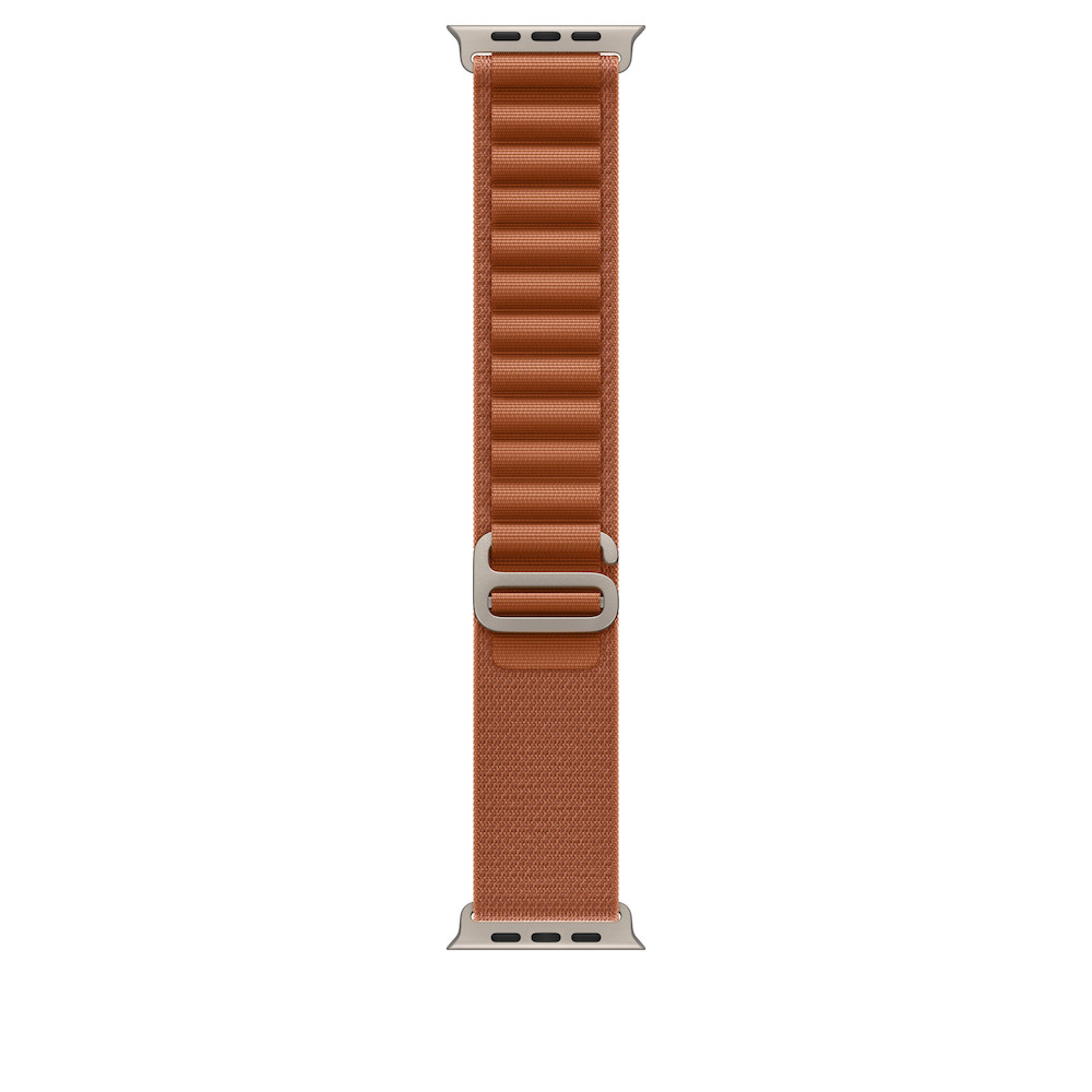 Apple Alpine Loop Armband, Terracotta, Gehäusefarbe Natur, Large