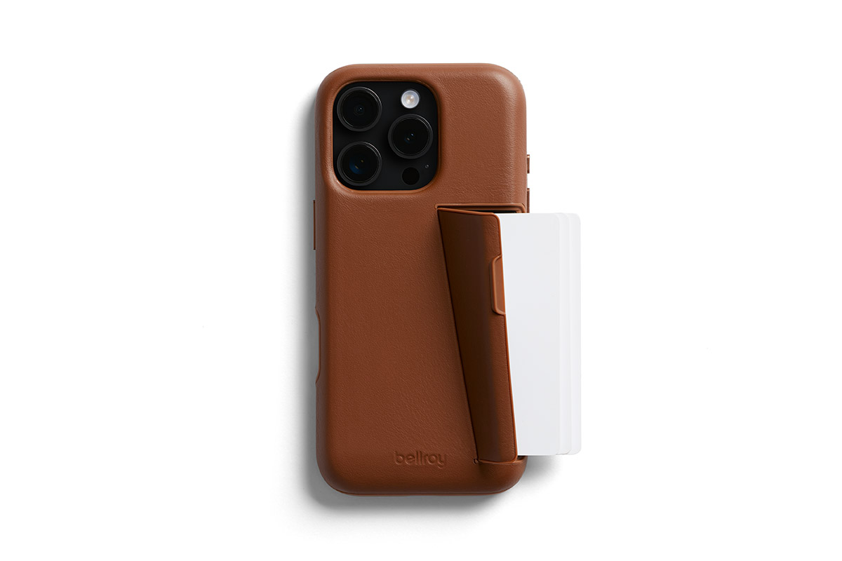 Bellroy Leder Card Case für iPhone 16 Pro Max