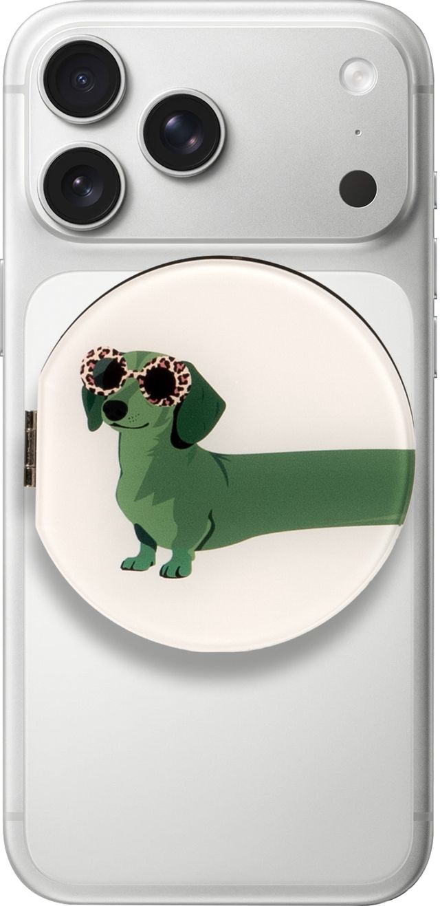 LAUT MAGMOJI MagSafe Ring Mirror Dackel Matcha Vibes