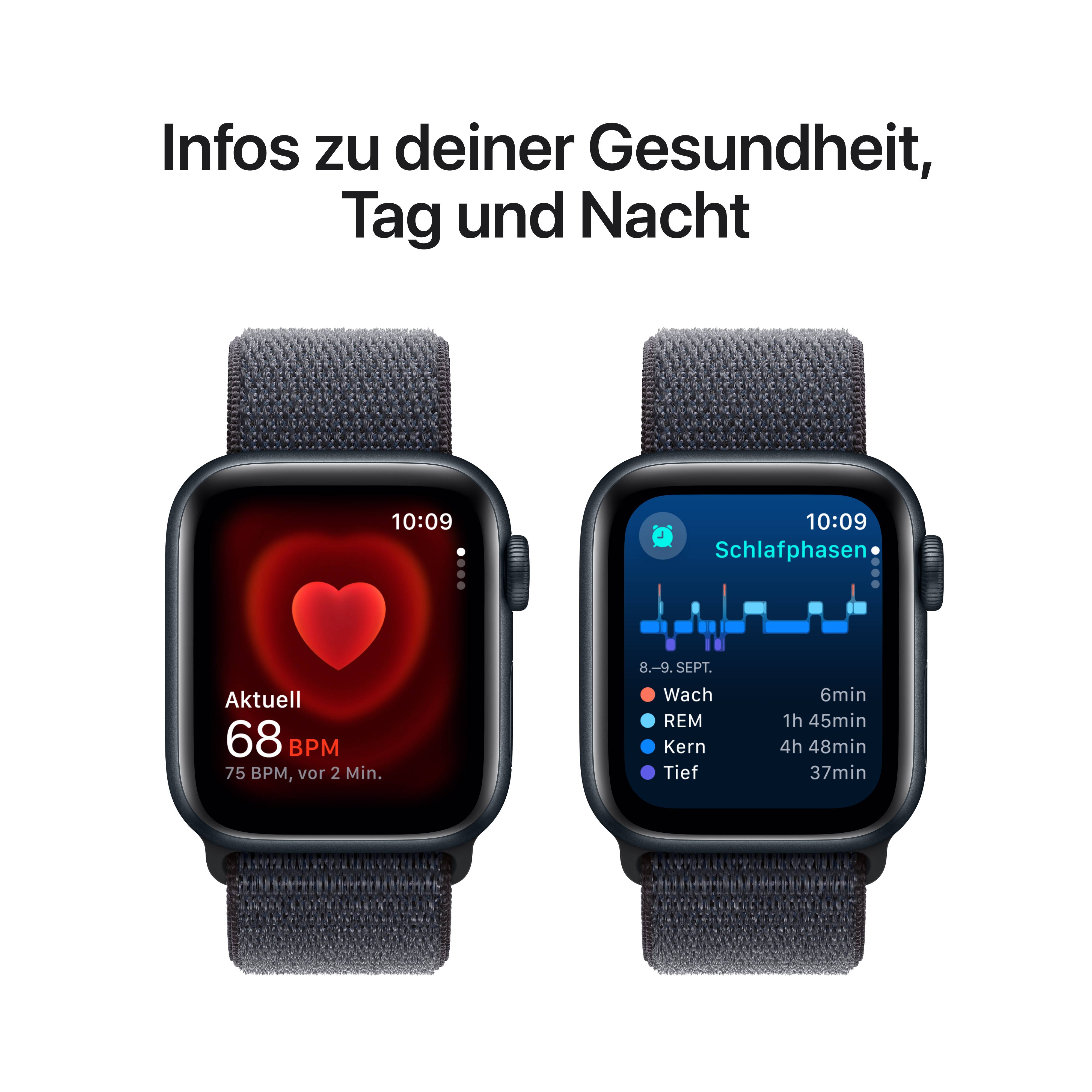 Apple Watch SE Aluminium Mitternacht