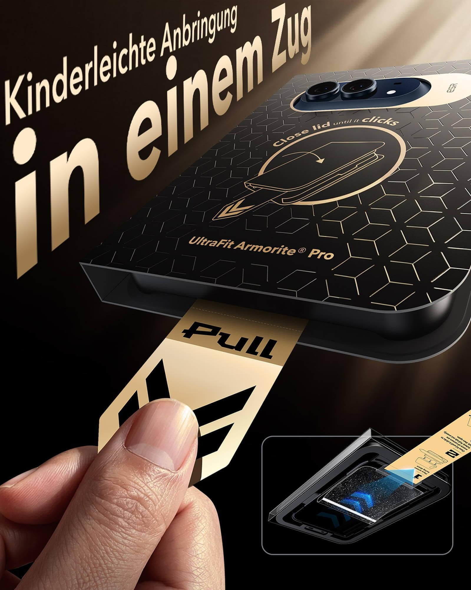 ESR Displayschutzglas für iPhone Duo