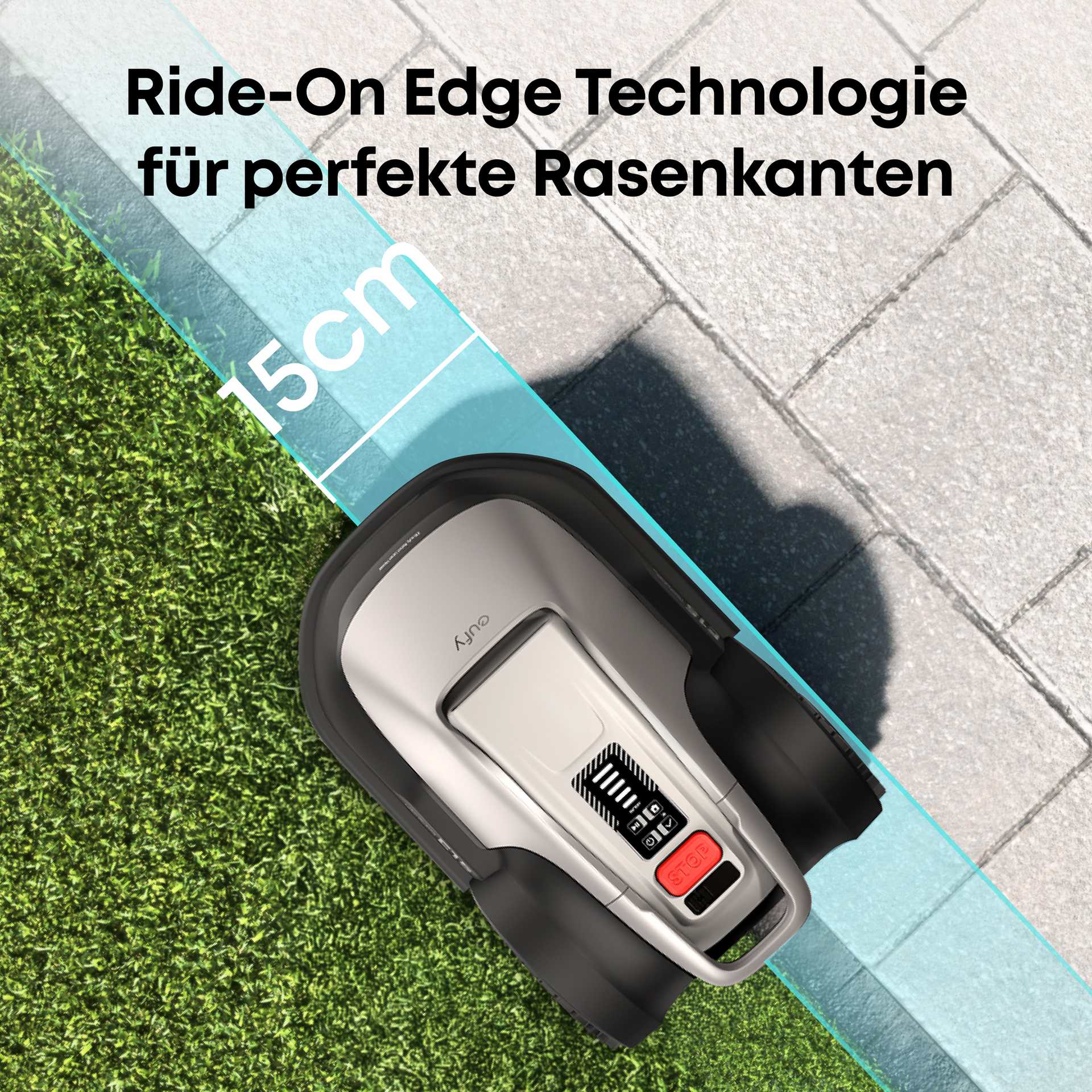 eufy E15 Rasenmähroboter, Grau