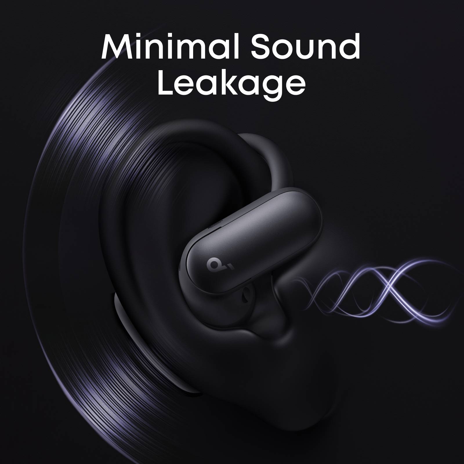 Soundcore AeroFit 2 Pro Open-Ear Kopfhörer, Schwarz, Kabellos