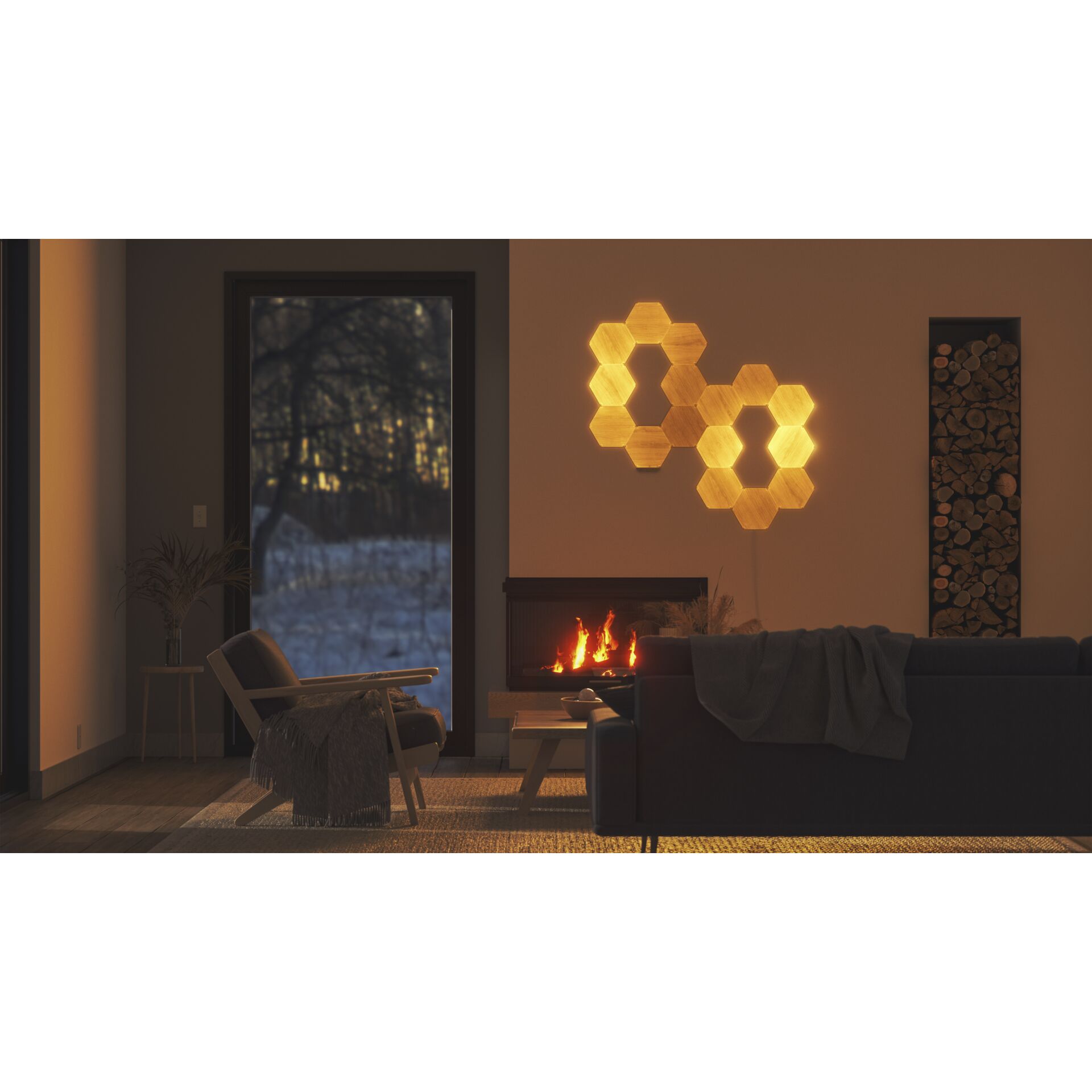 Nanoleaf Elements Wood Look Hexagons