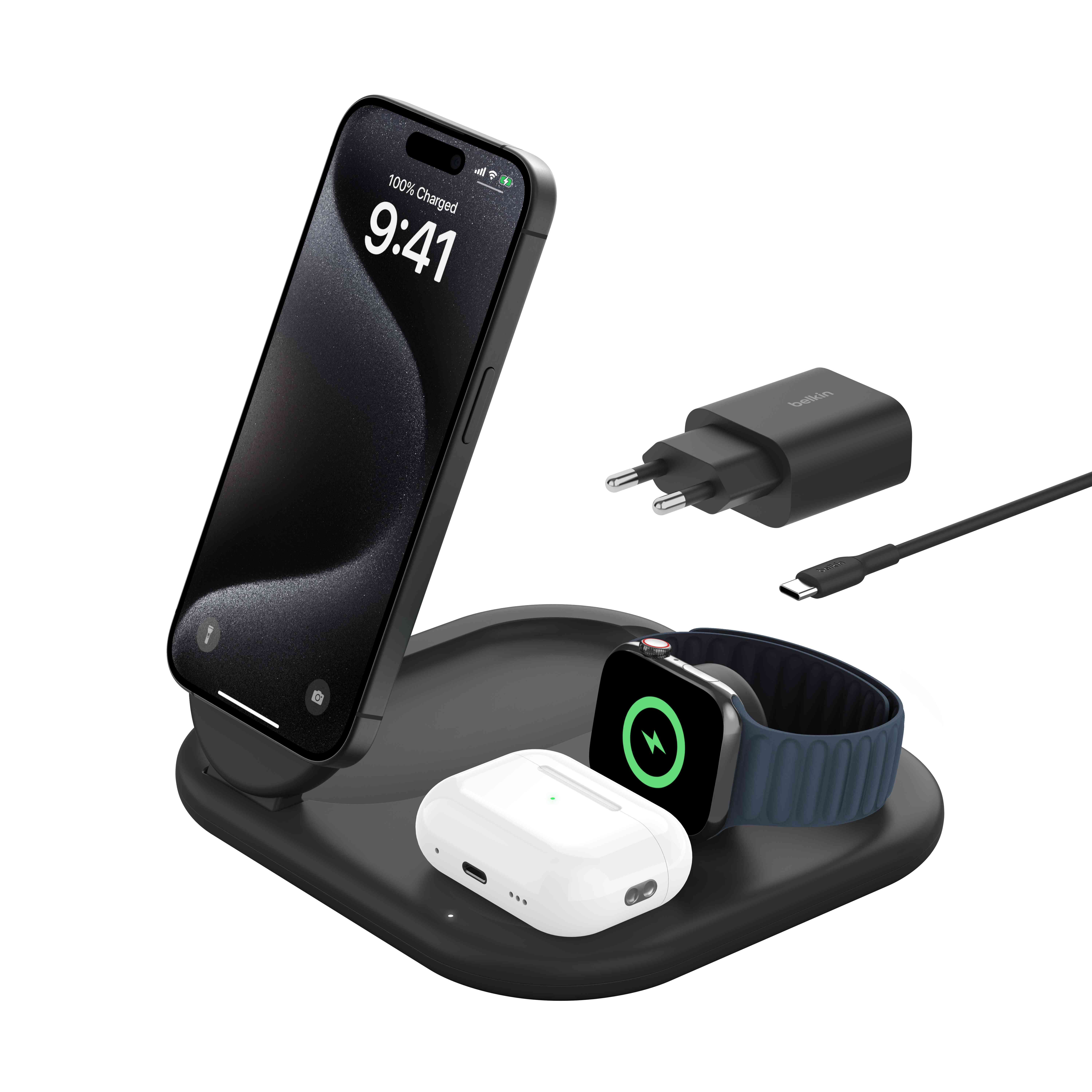 Belkin Wireless QI2 Charger (3-in-1)