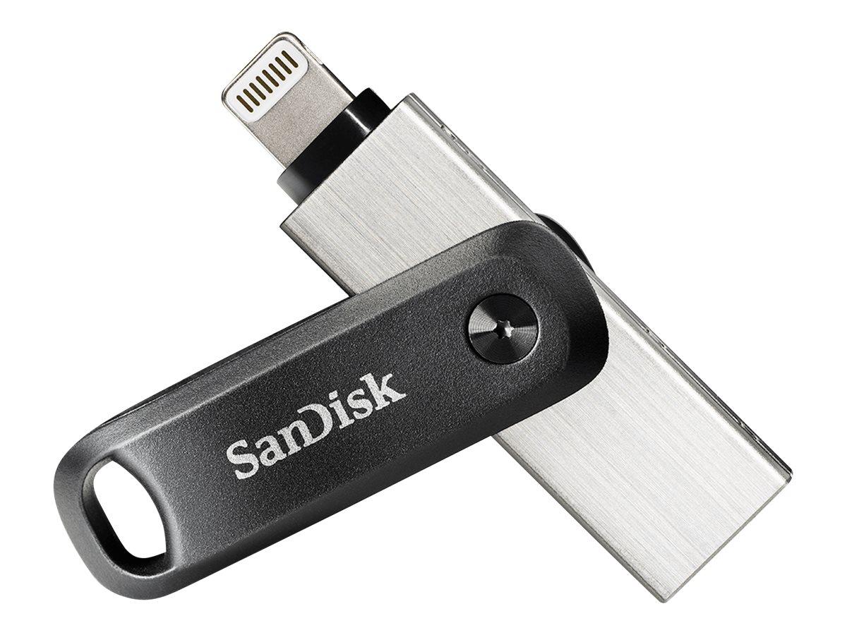SanDisk iXpand Go, USB-A Flash-Laufwerk, 64GB, Grau/Silber