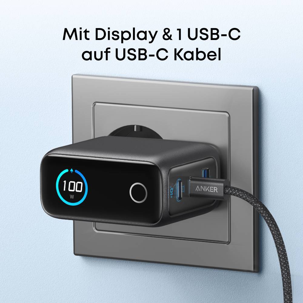 Anker 3 Ports Power Adapter mit Smart Display