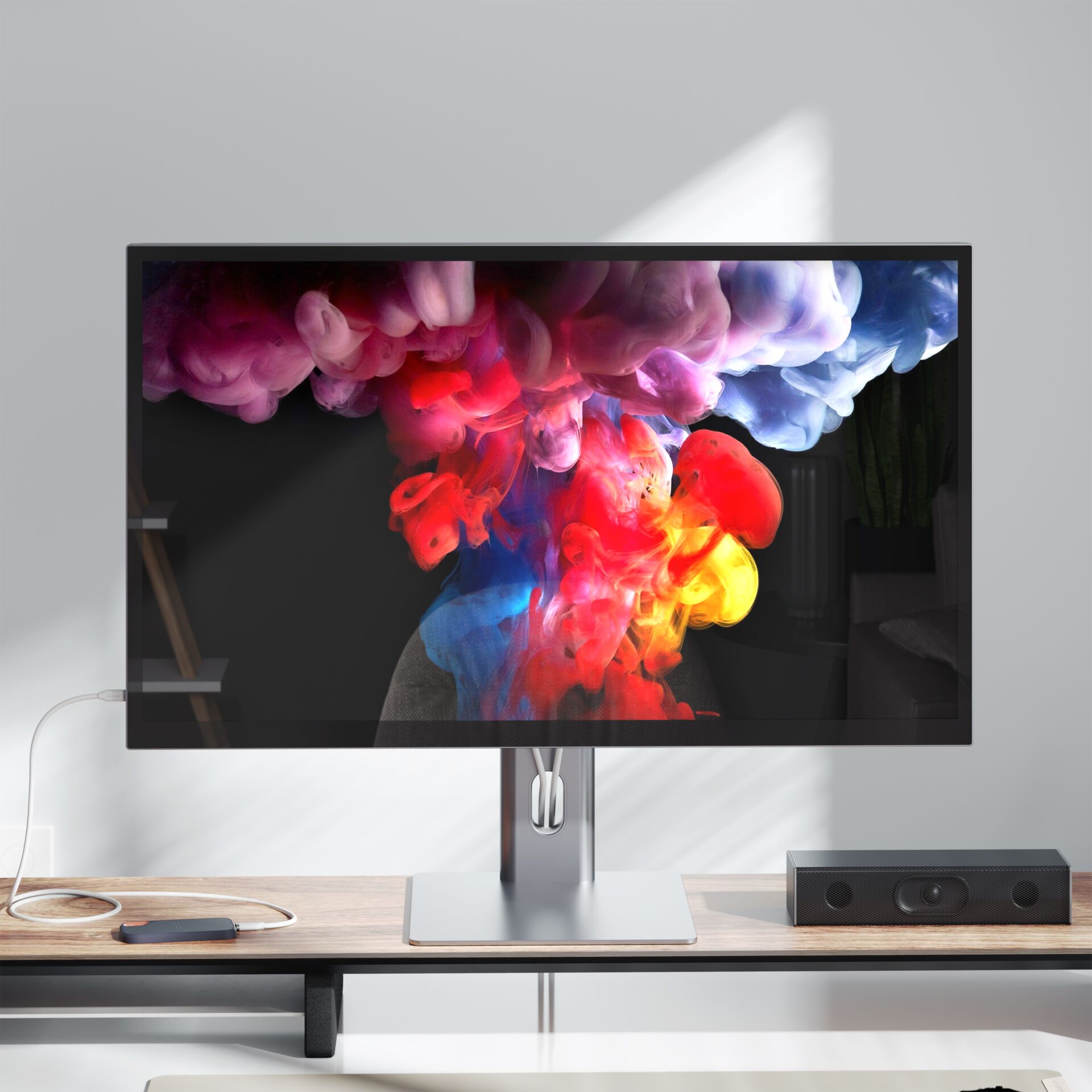 Alogic ASPEKT 32" UHD Monitor Matt, Silber, 3840 x 2160 (4K UHD), Flat