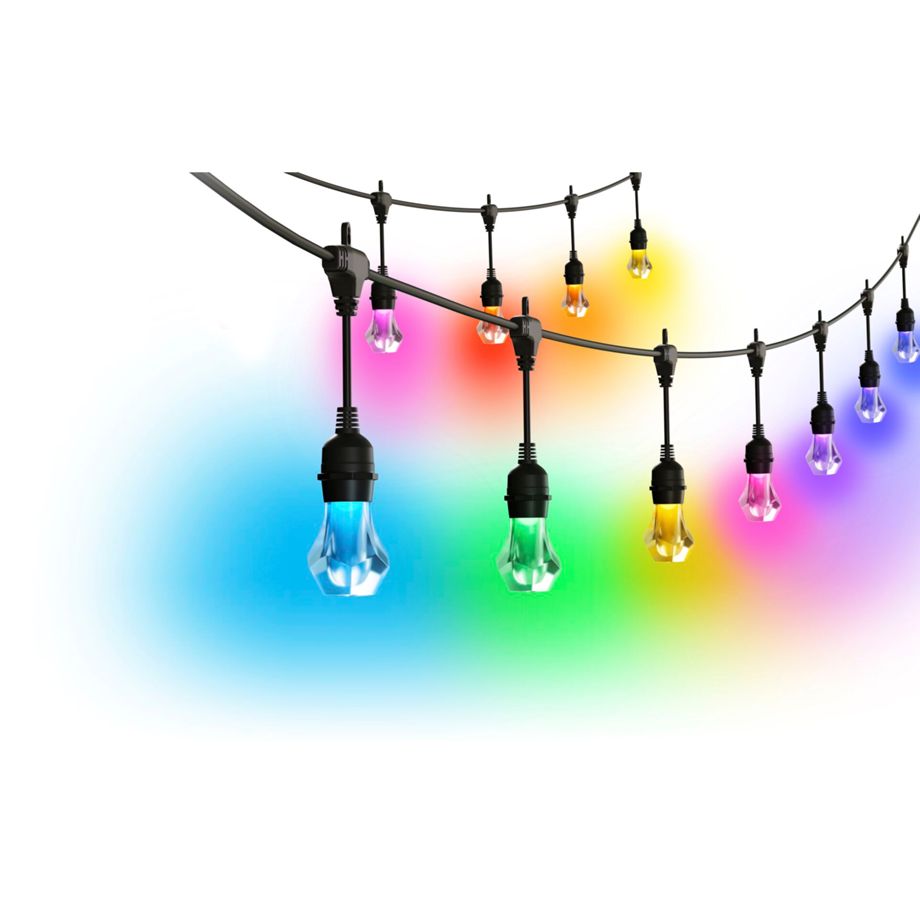 Nanoleaf Essentials Matter Smart Outdoor String Light Starter, 30m, Apple HomeKit, Amazon Alexa, Google Home, Matter