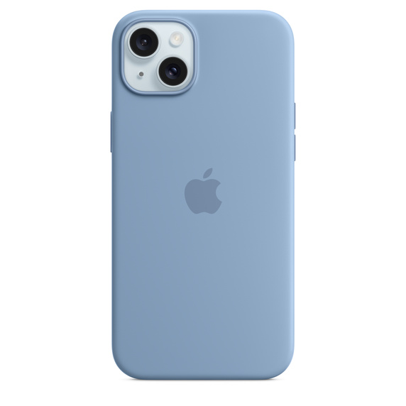 Apple iPhone 15 Plus Silikon Case mit MagSafe