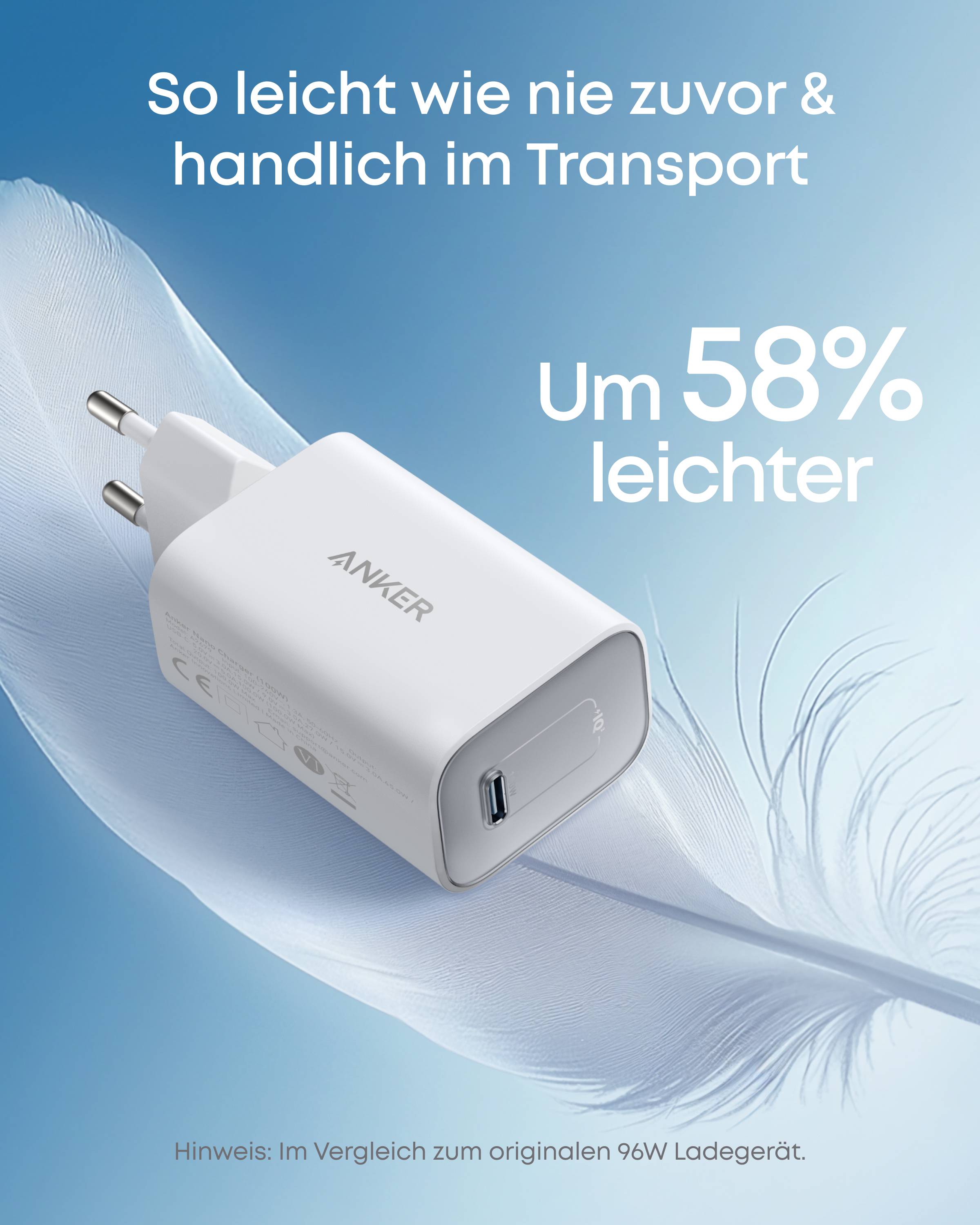 Anker Nano Charger 100W mit USB-C Kabel
