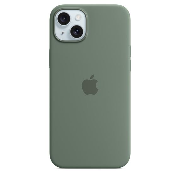 Apple iPhone 15 Plus Silikon Case mit MagSafe