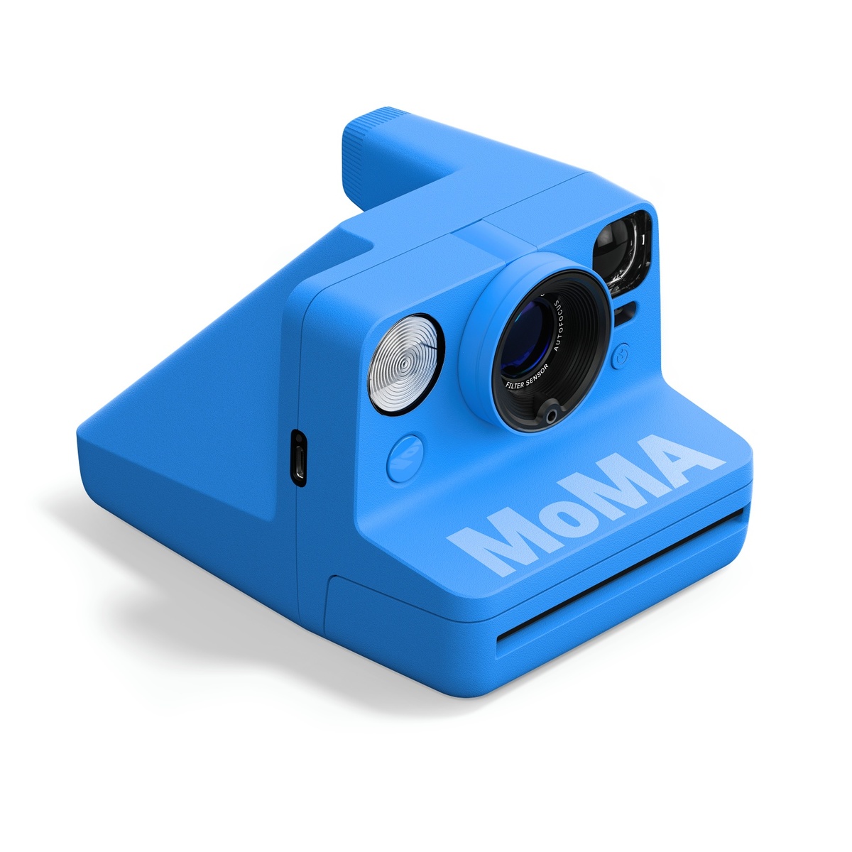 Polaroid Now Generation 3 Sofortbildkamera MoMA Edition, Blau