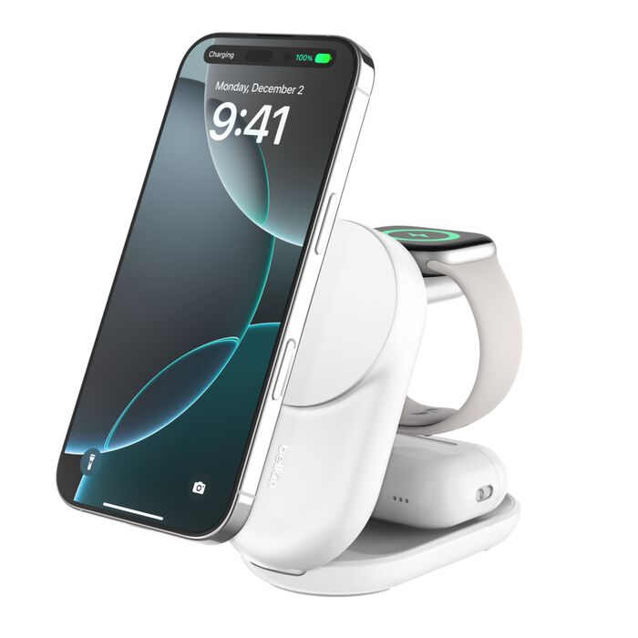 Belkin Wireless Charger mit QI2 (3-in-1)