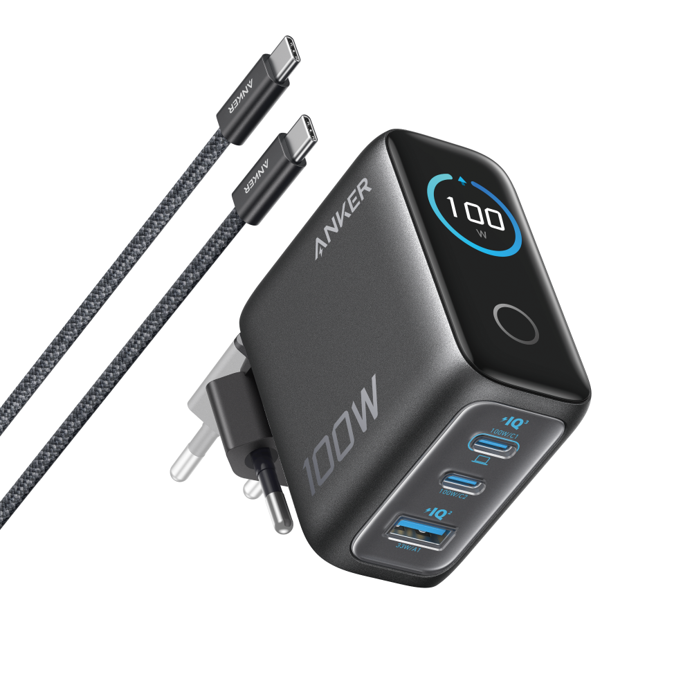 Anker 3 Ports Power Adapter mit Smart Display