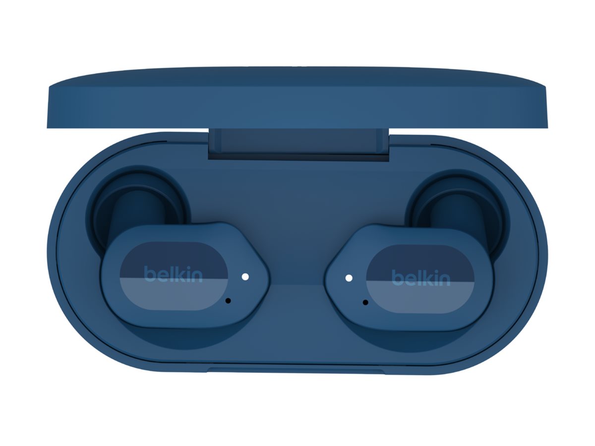 Belkin SoundForm Play True Wireless In-Ear-Kopfhörer, Blau, In-Ear, Kabellos
