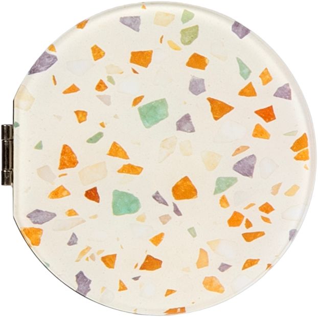 LAUT MAGMOJI MagSafe Ring Mirror, Terrazo Nougat