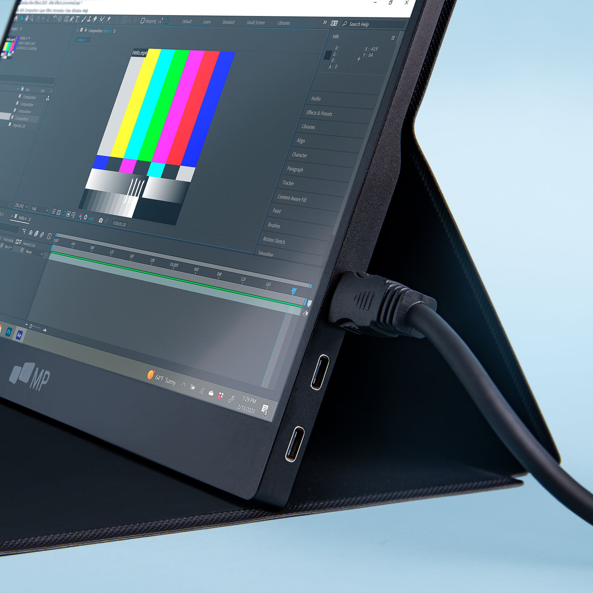Mobile Pixels Fold 15,6" Bildschirmerweiterung