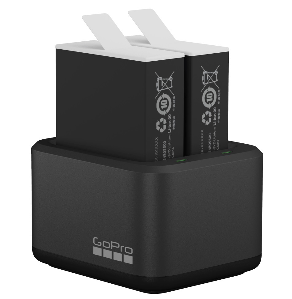 GoPro USB-Batterieladegerät + Batterie 2x