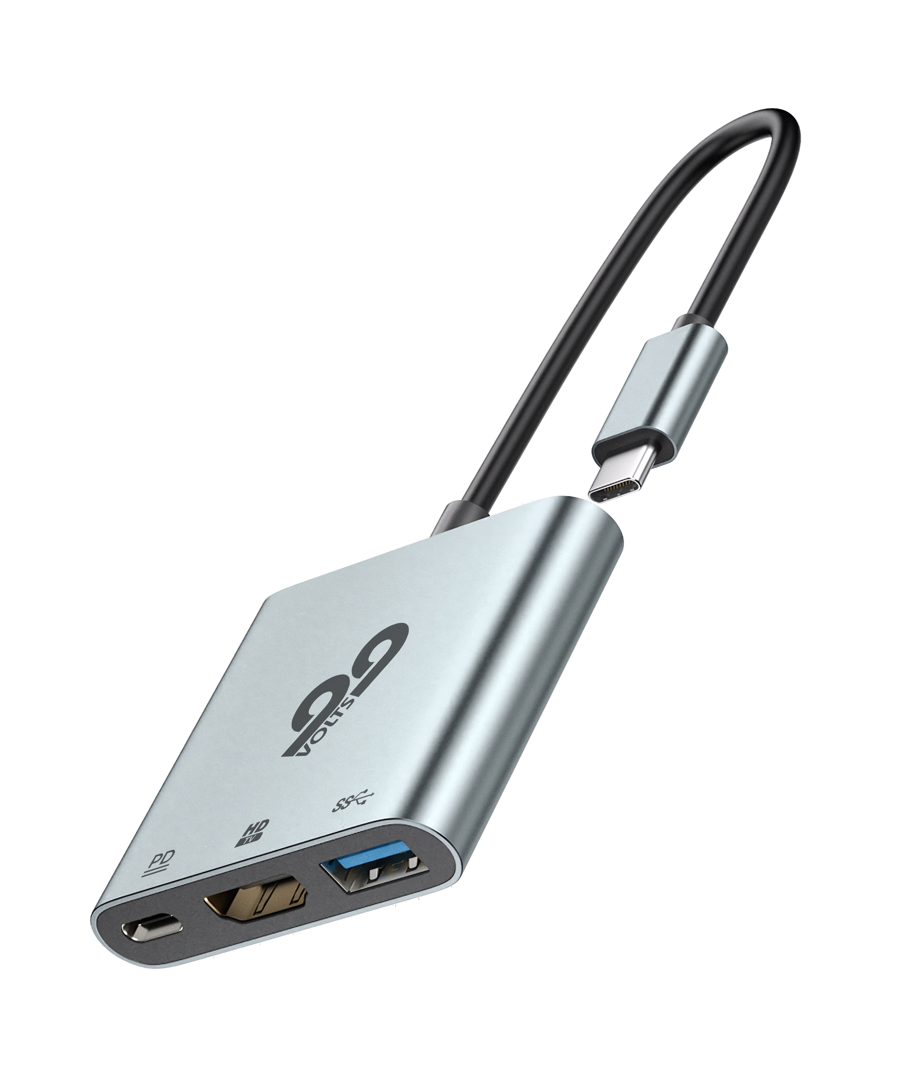 99VOLTS USB-C Multiport Adapter (3 in 1)