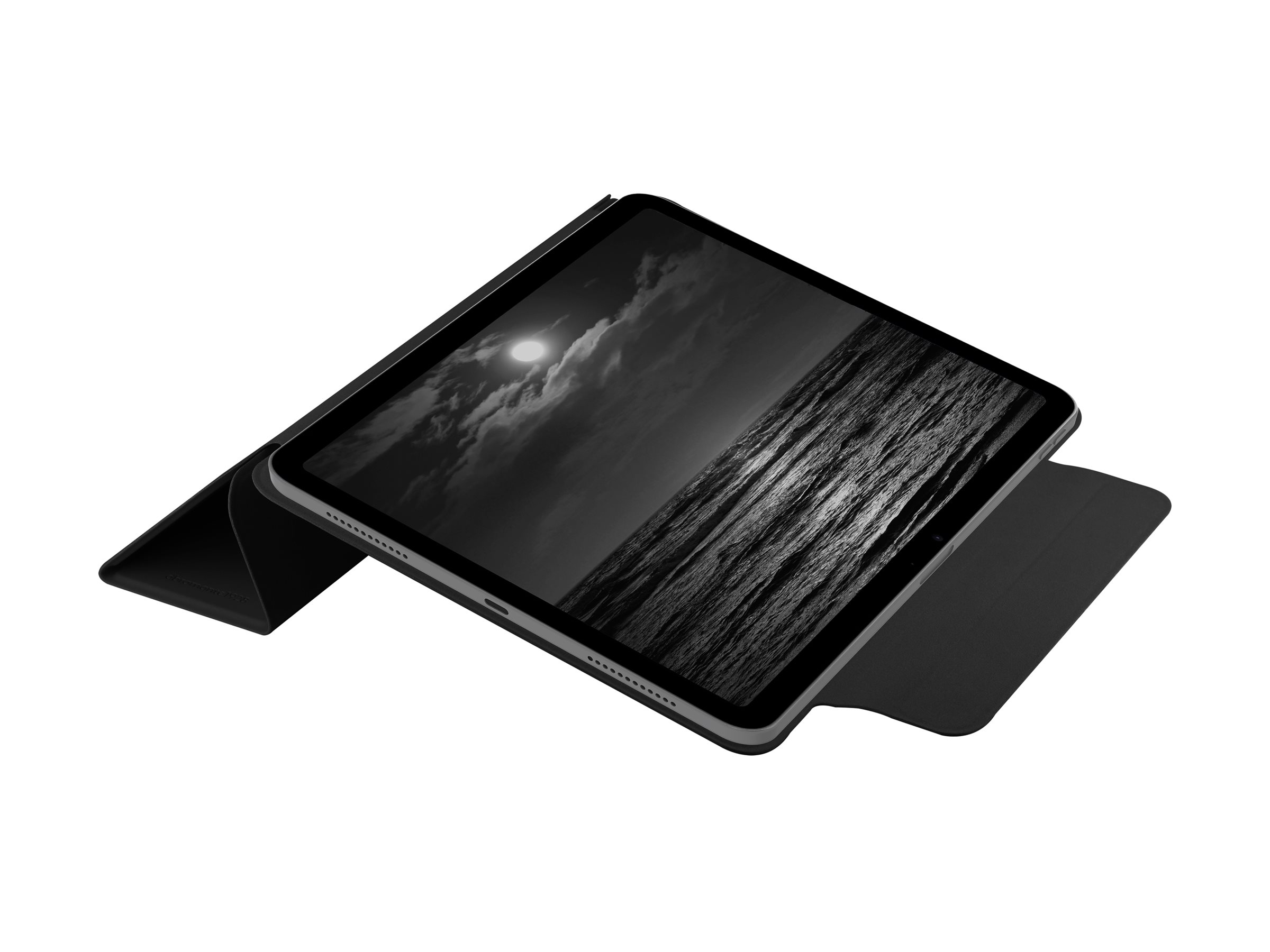 dbramante1928 Avenida ICON Flip-Hülle für iPad Air 10.9" (4. Generation, 5. Generation) + Ipad Air 11", Schwarz