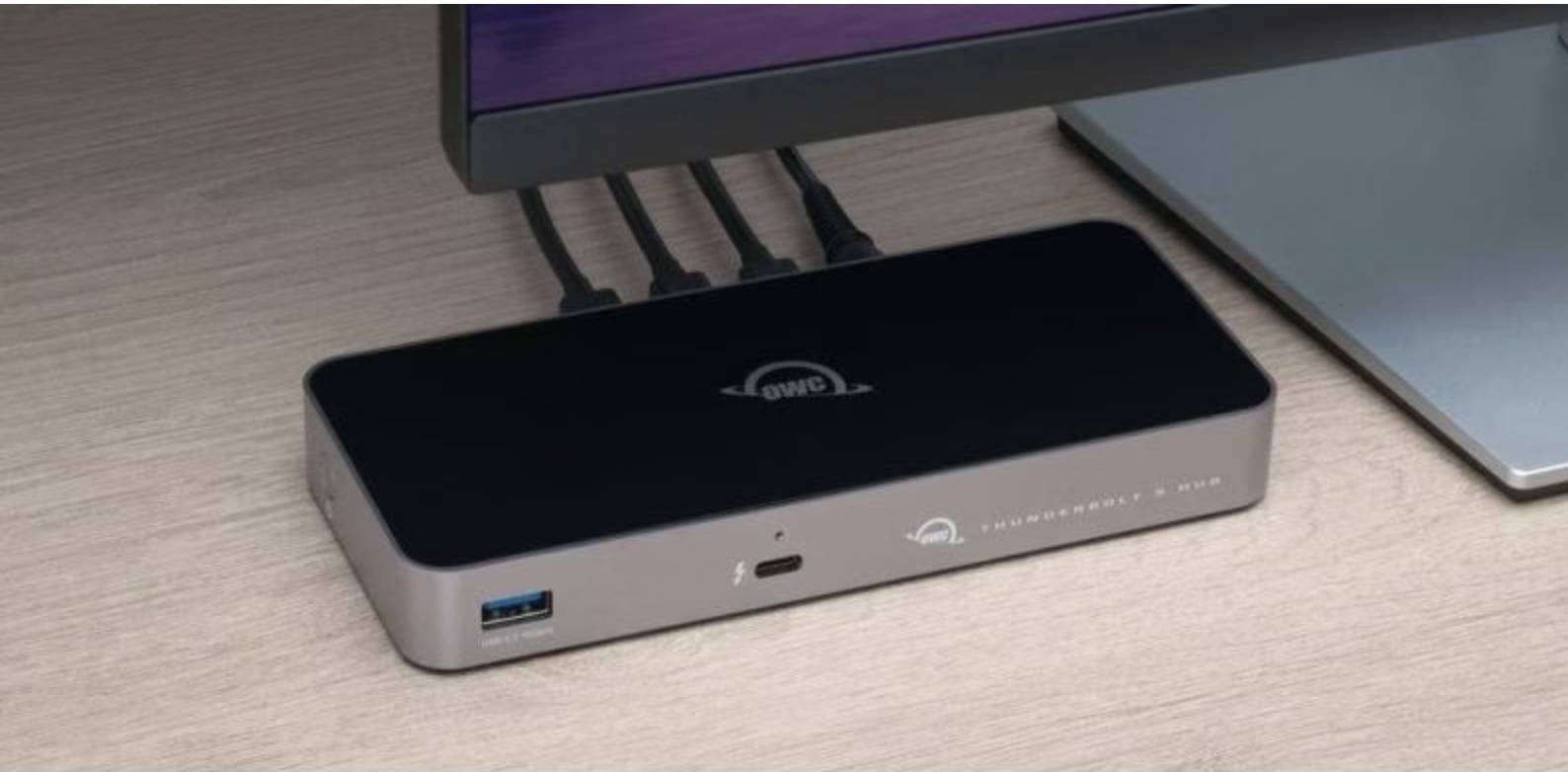 OWC TB5HUB5P Thunderbolt Hub (5 in 1), Space Grau