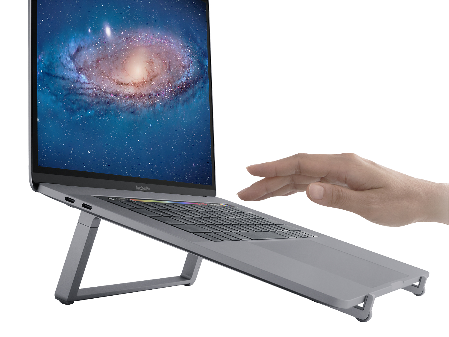 Rain Design mBar Pro faltbarer Notebook-Ständer, Space Grau