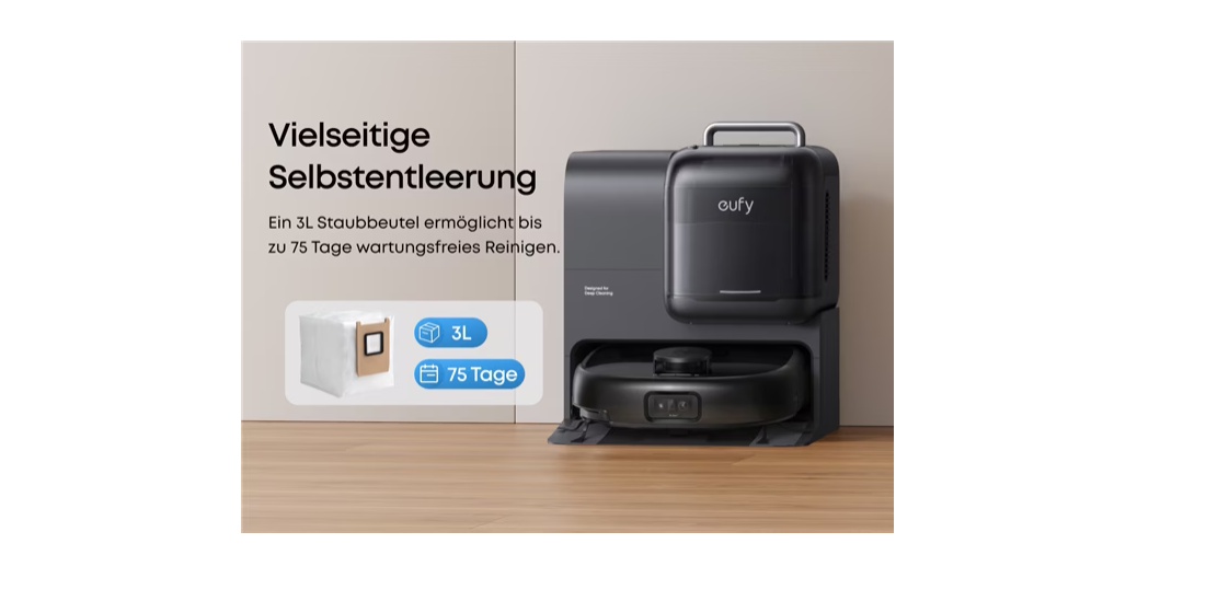 Eufy Staubbeutel für automatische Entleerungsstation 3er Pack