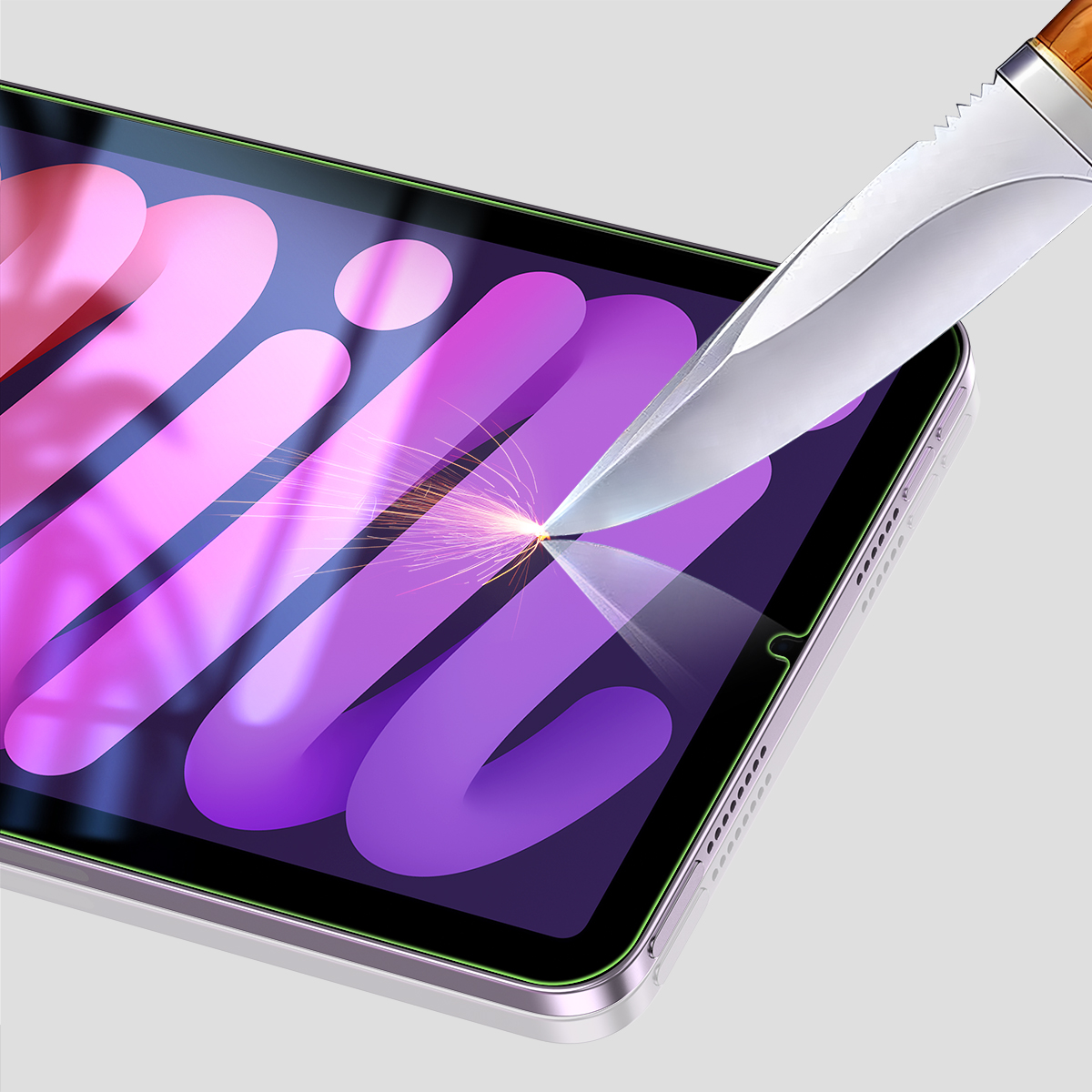 GUAN Privacy Displayschutzglas für Apple iPad mini (A17 Pro/6. Gen)