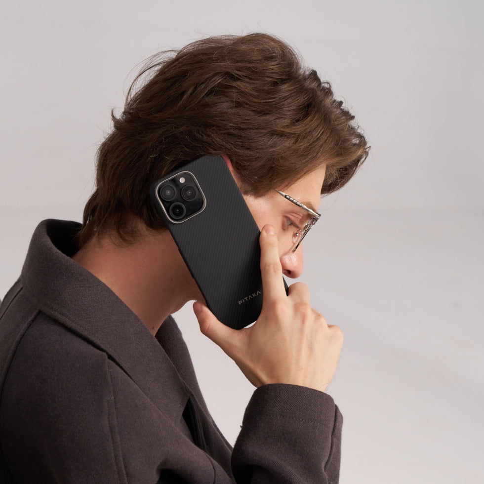 Pitaka ultra dünne Hülle aus Aramidfaser mit Magsafe für iPhone 16