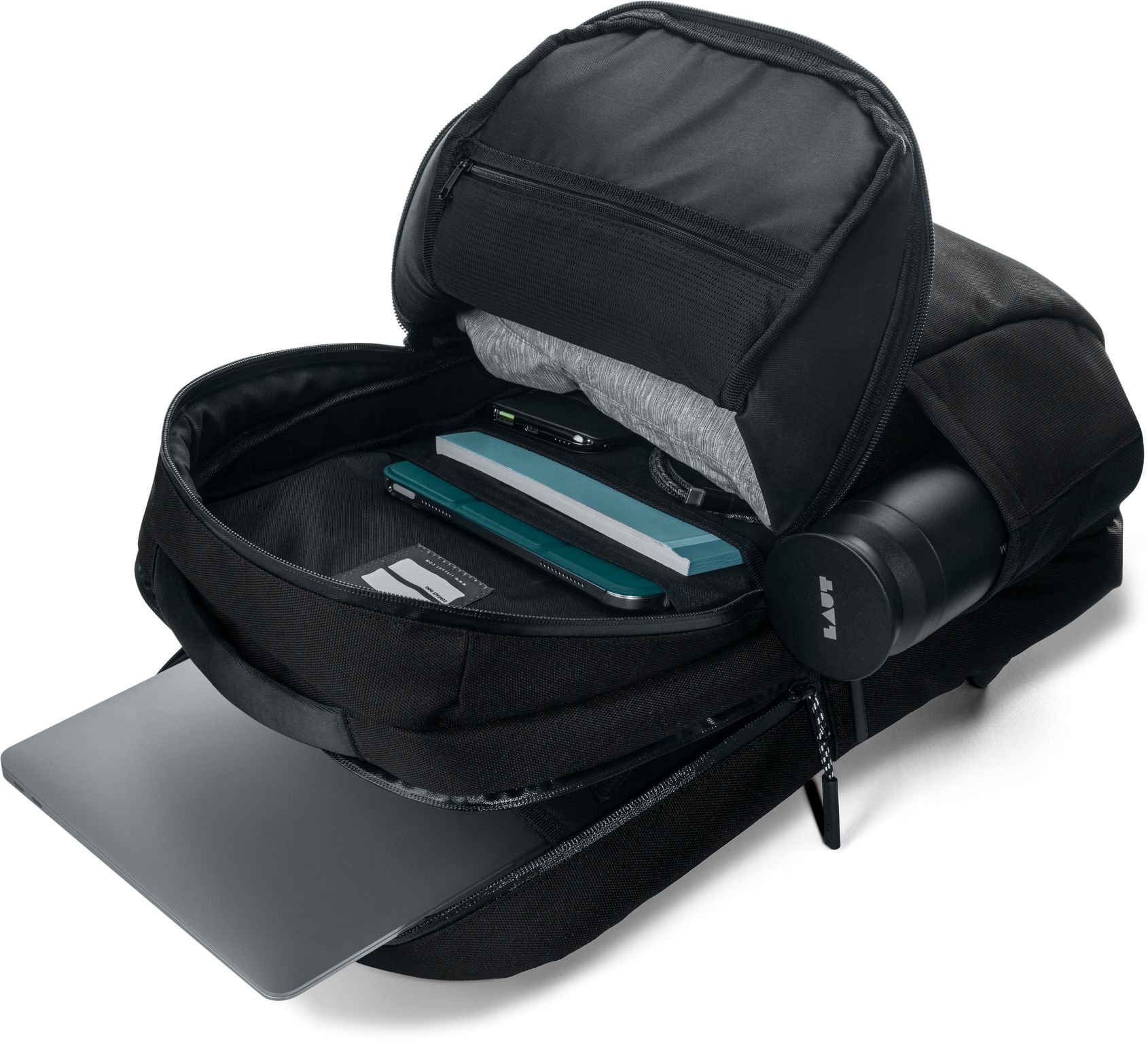 LAUT URBAN Explorer Rucksack 24 Liter, Schwarz, 15" Notebook, 13" Notebook, 16" Notebook, 14" Notebook