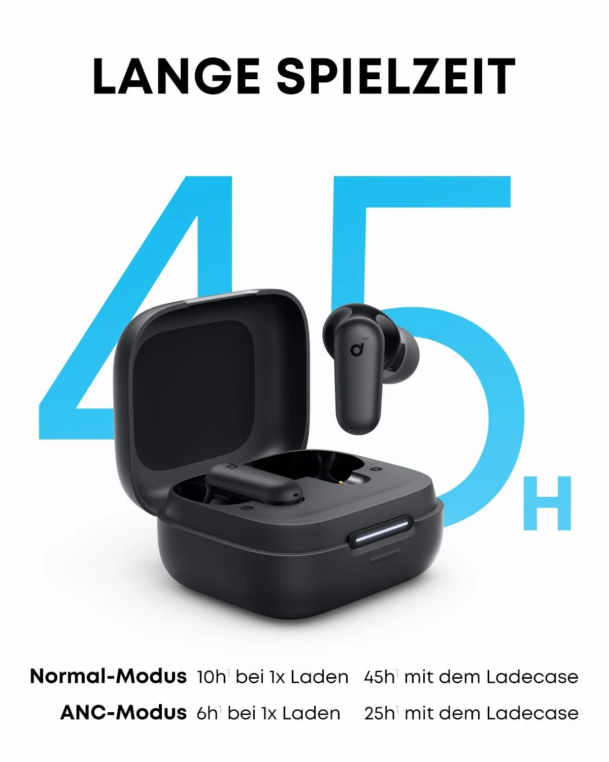 Anker Soundcore P30i v2 In-Ear Kopfhörer, Schwarz, Kabellos